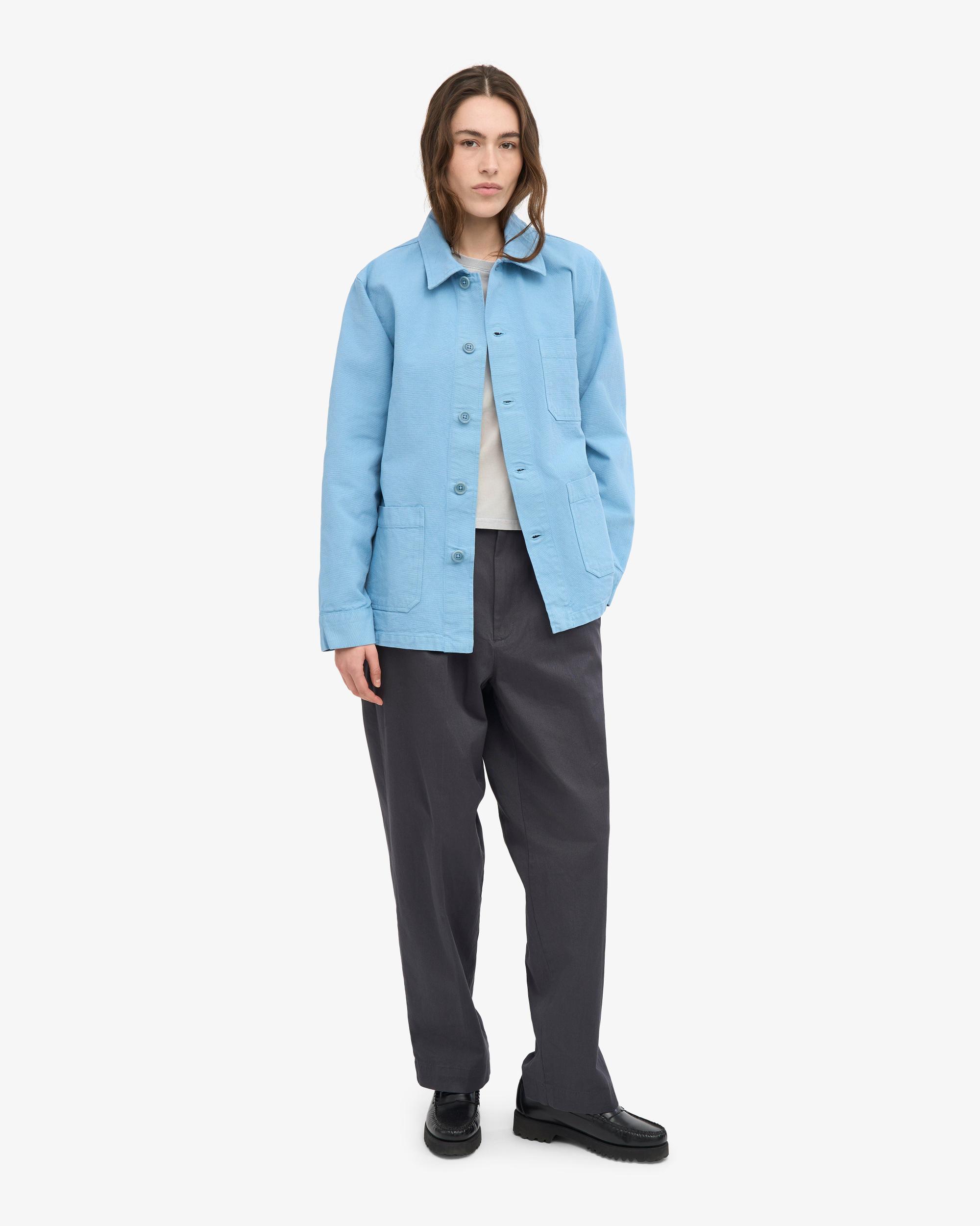 Organic Workwear Jacket - Seaside Blue Product Image