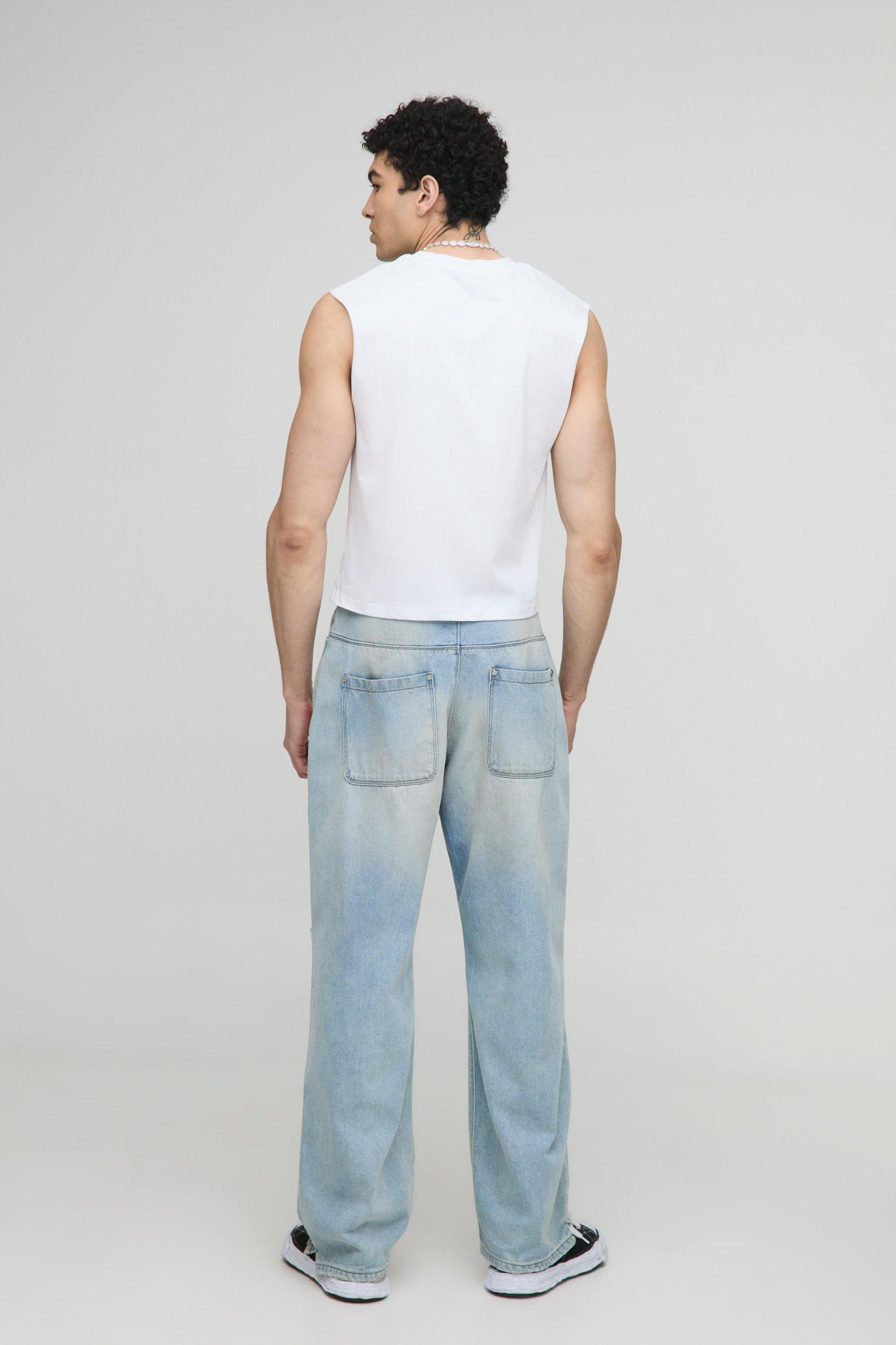 Boxy SEX Pride Tank | boohooMAN USA Product Image