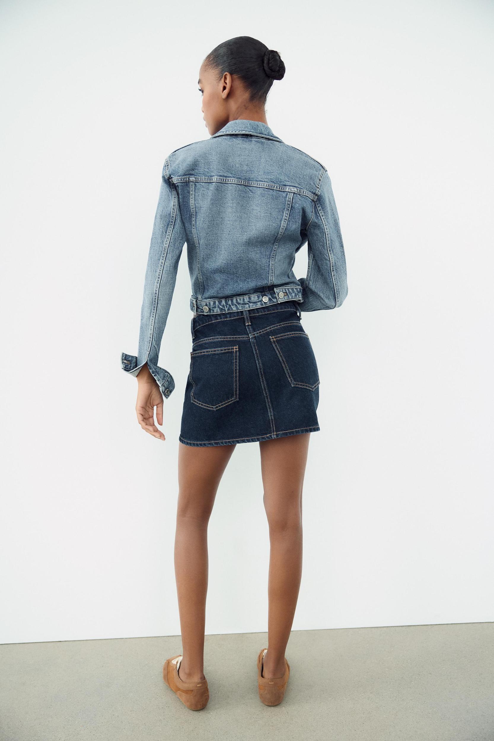 TRF DENIM MINI SKIRT Product Image