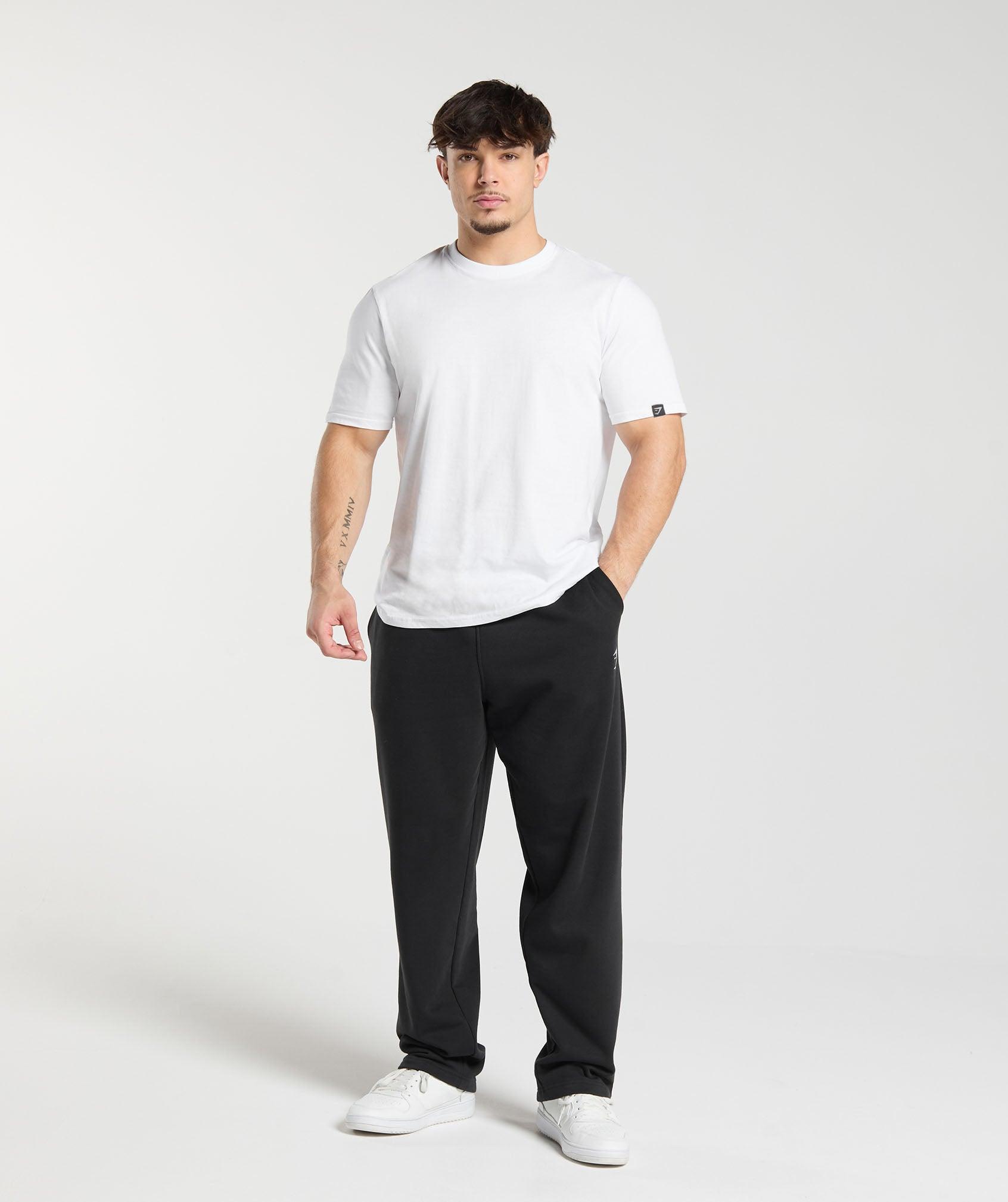 Gymshark T-Shirt 2 Pack - White/Black Male Product Image