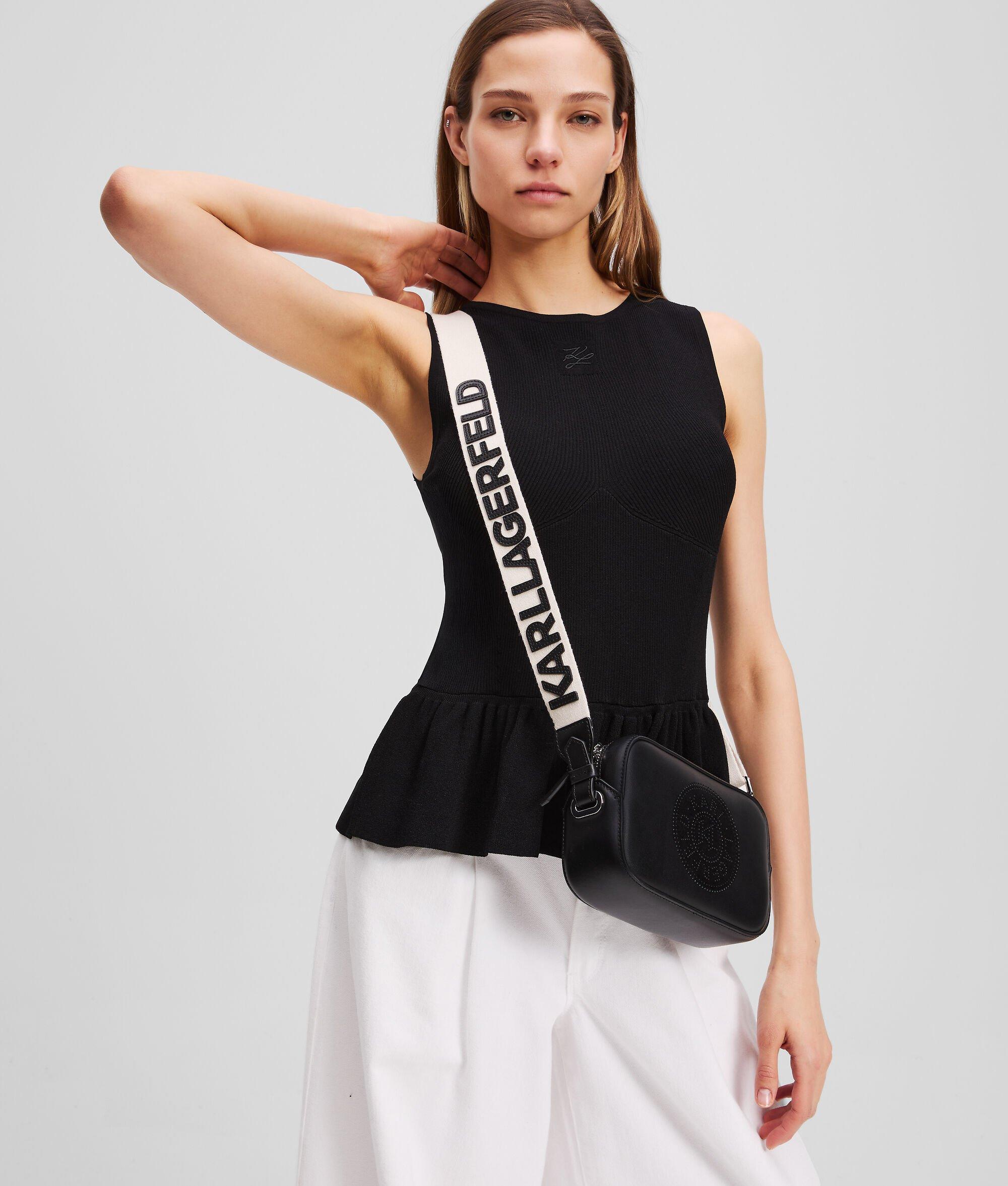 K/CIRCLE PERFORATED CROSSBODY BAG Product Image