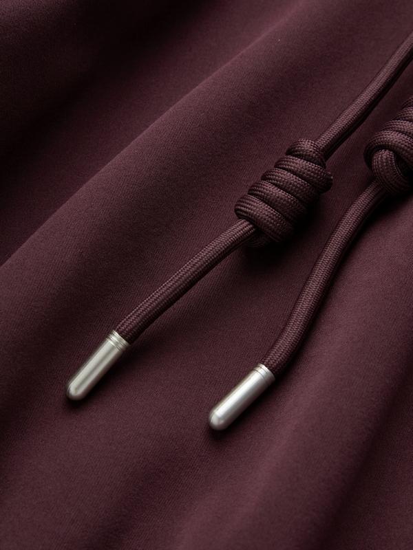 Letter Print Drawstring Design Sweatshirt Product Image