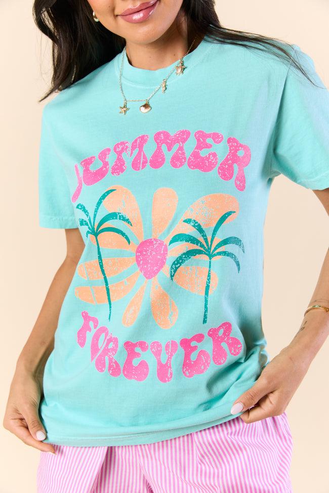 Summer Forever Mint Graphic Tee Product Image