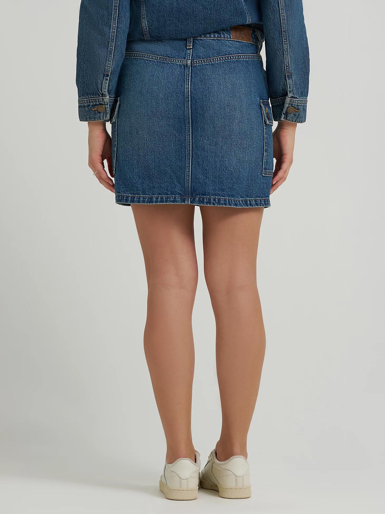 Women's Denim Cargo Skirt | Women's Skirts & Dresses | Lee® Product Image