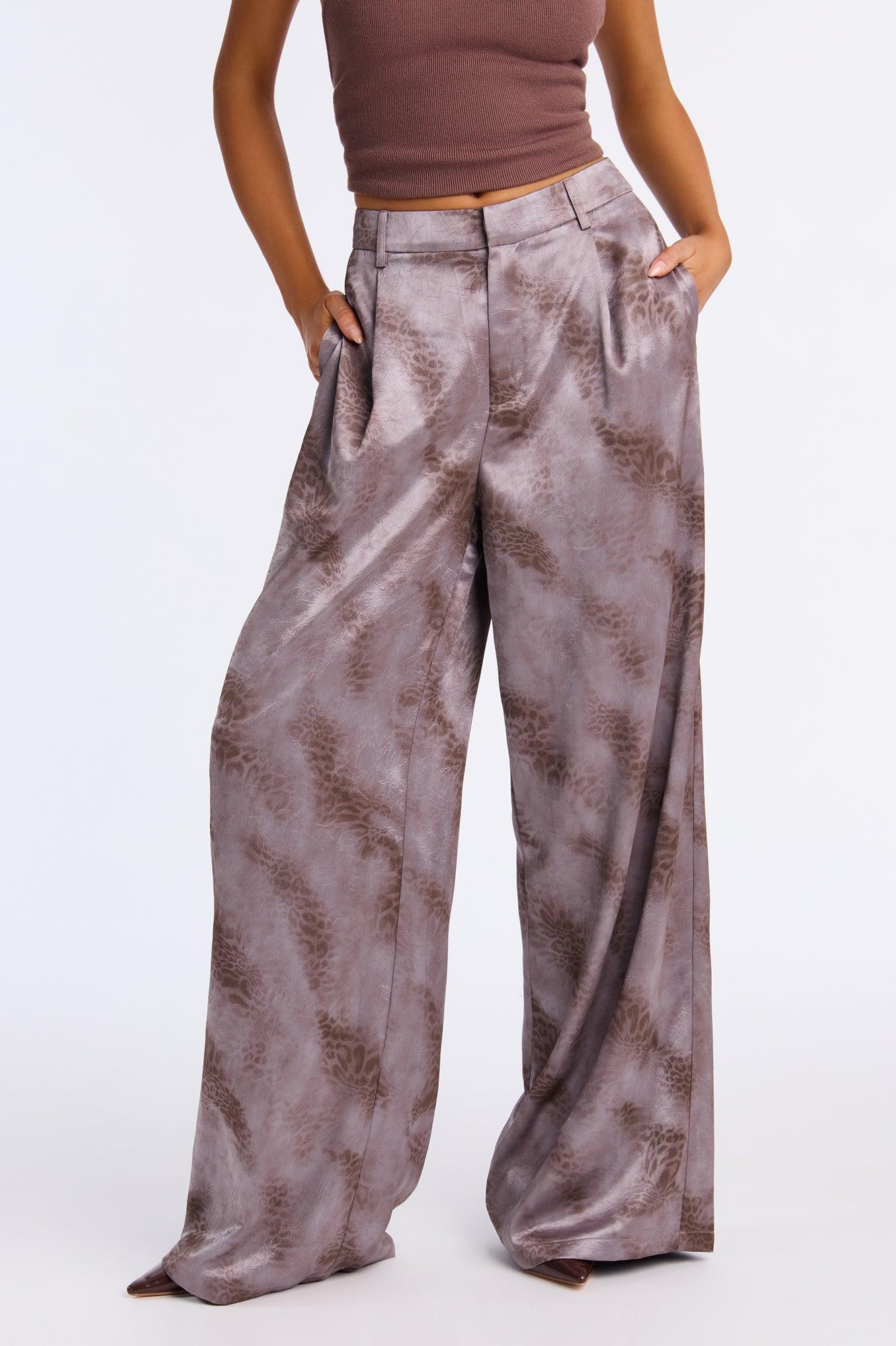 Set The Mood Marble Pants 32″ - Orchid Female Product Image