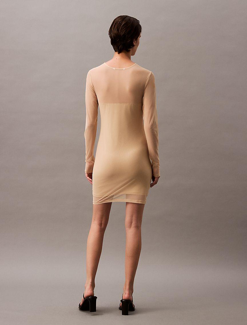 Layered Mesh Mini Dress Product Image
