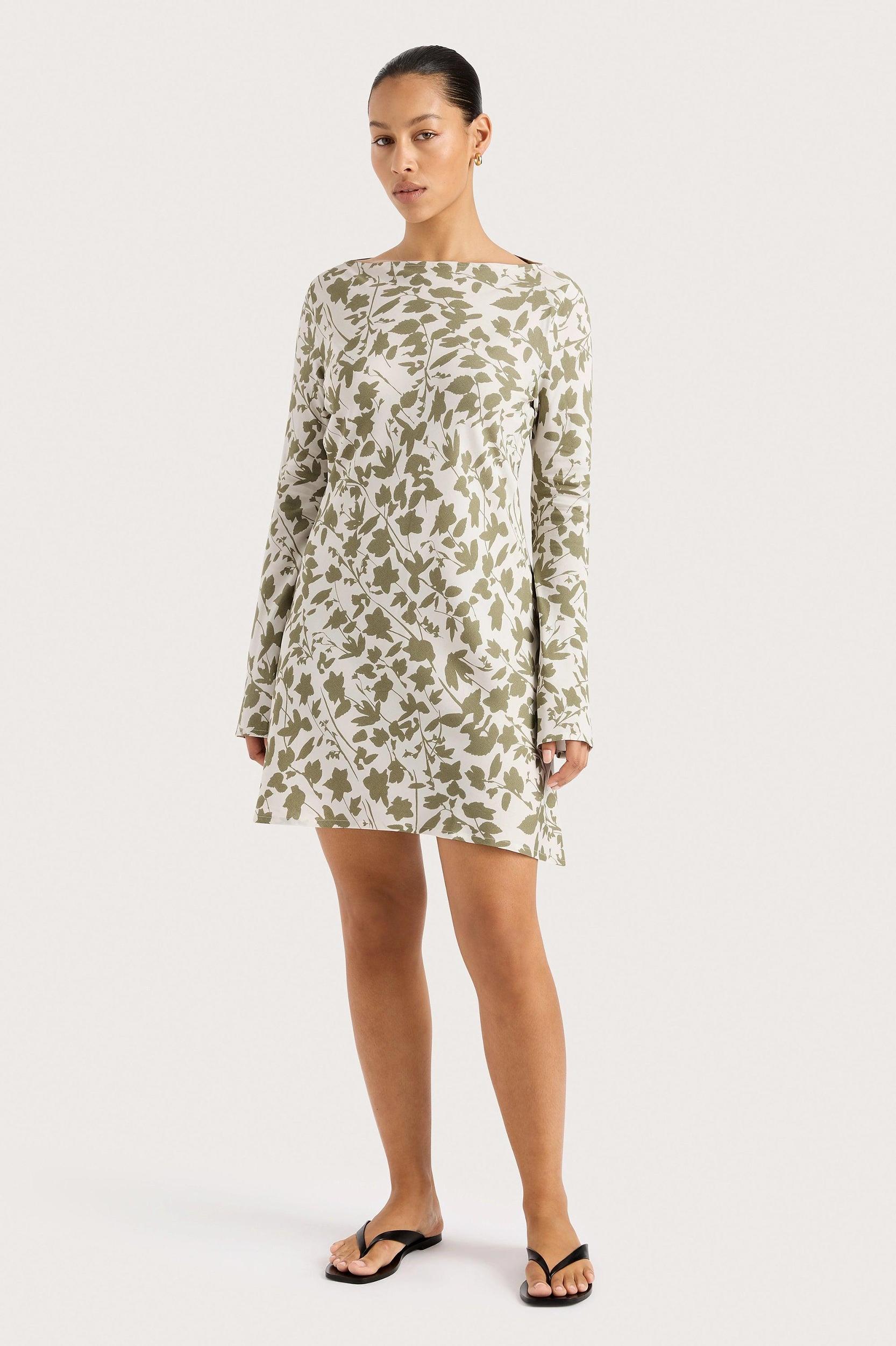 Lilou Mini Dress Poplar Sage - Final Sale Product Image