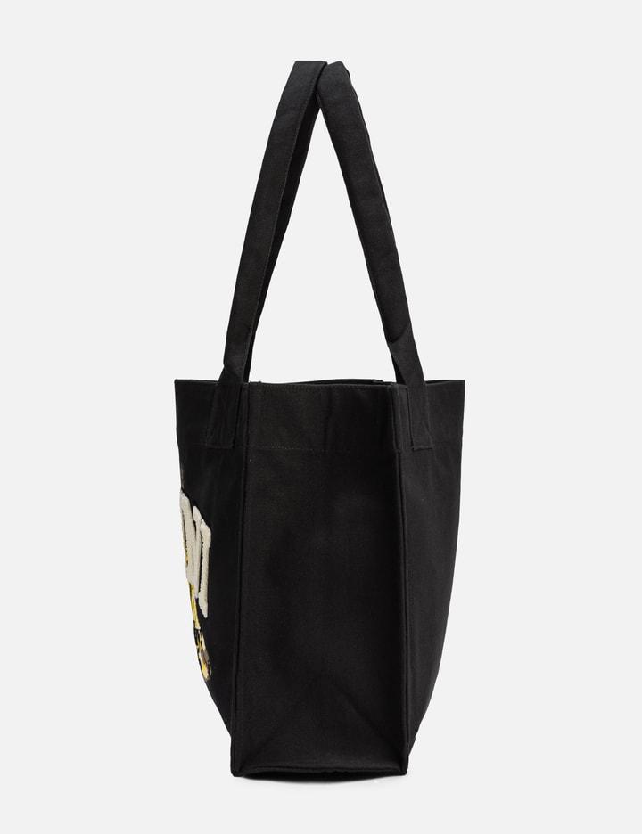 GANNI Banana Print Large Tote Bag In Black Product Image