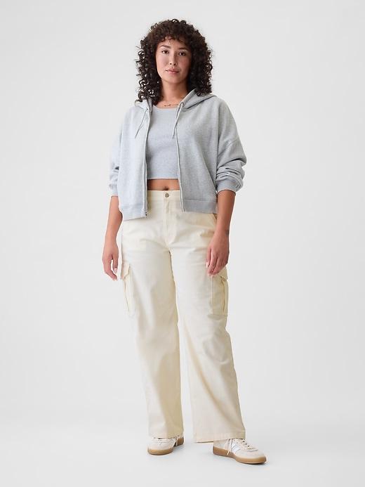 Mid Rise Corduroy '90s Loose Cargo Pants Product Image