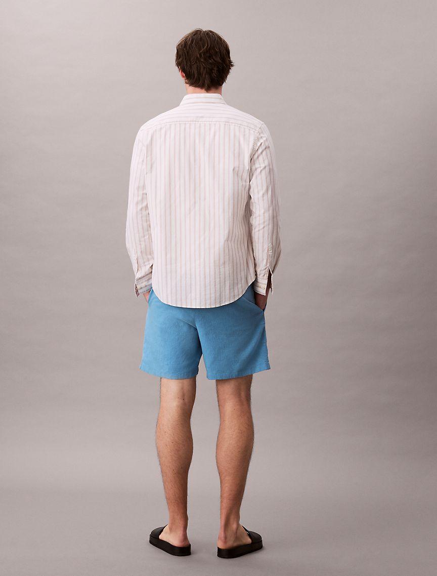 Linen Cotton Pull-On Shorts Product Image