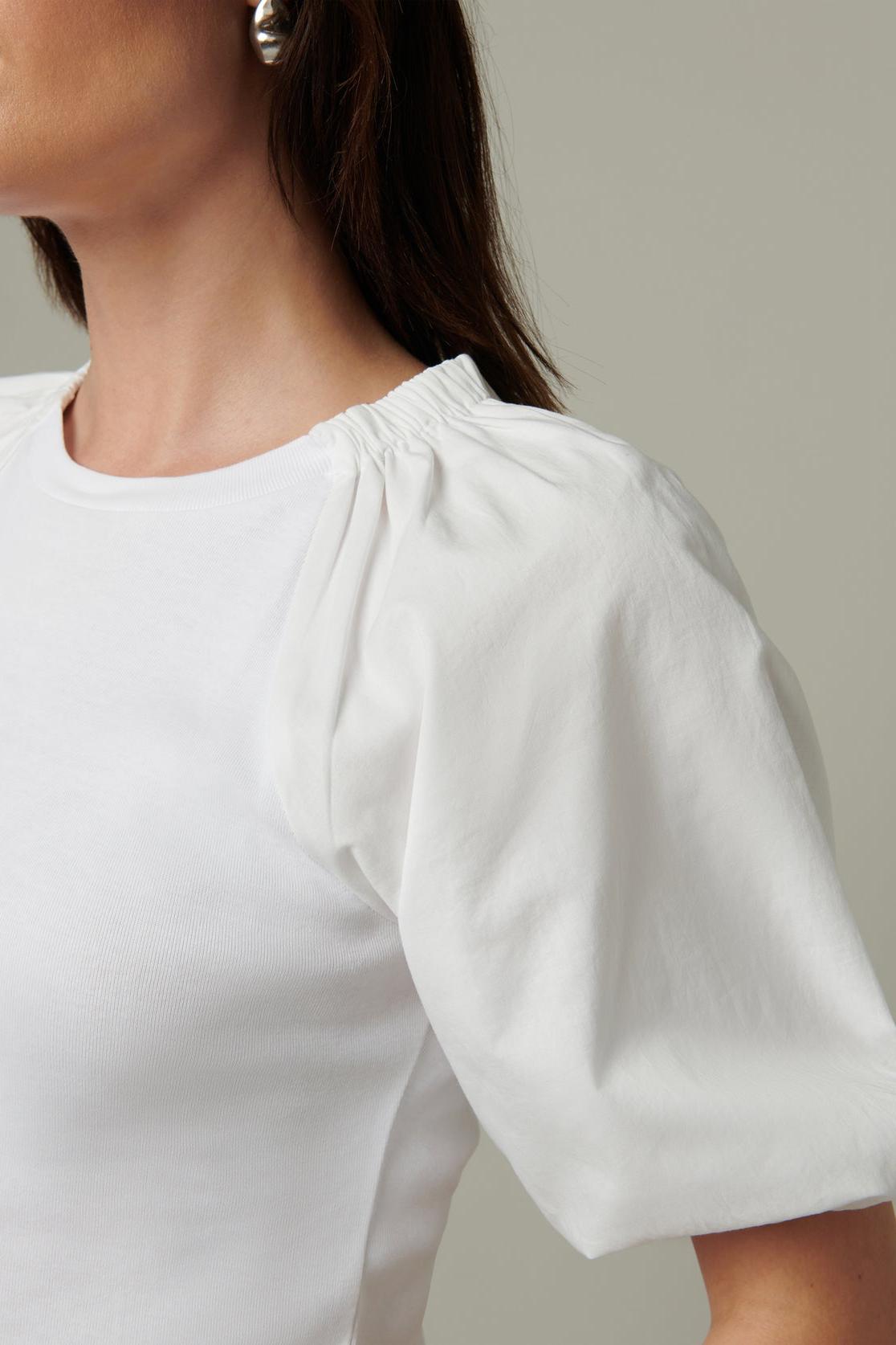 The Lila Top - Optic White Product Image