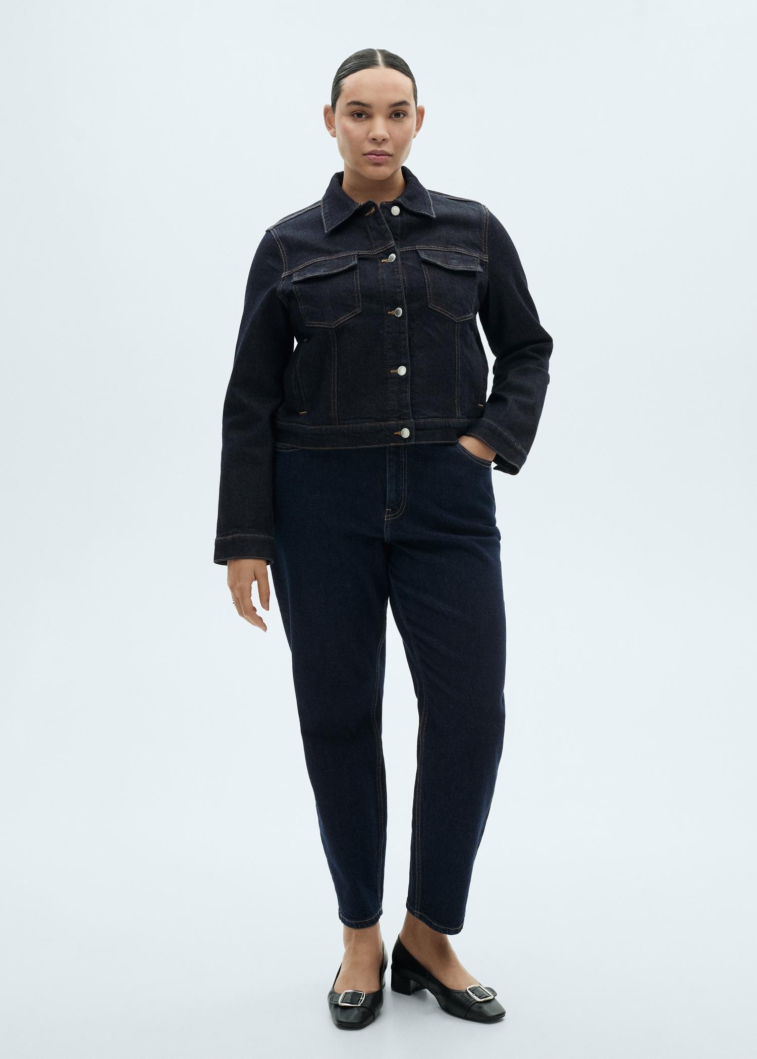 Denim jacket pockets - Women | MANGO USA Product Image