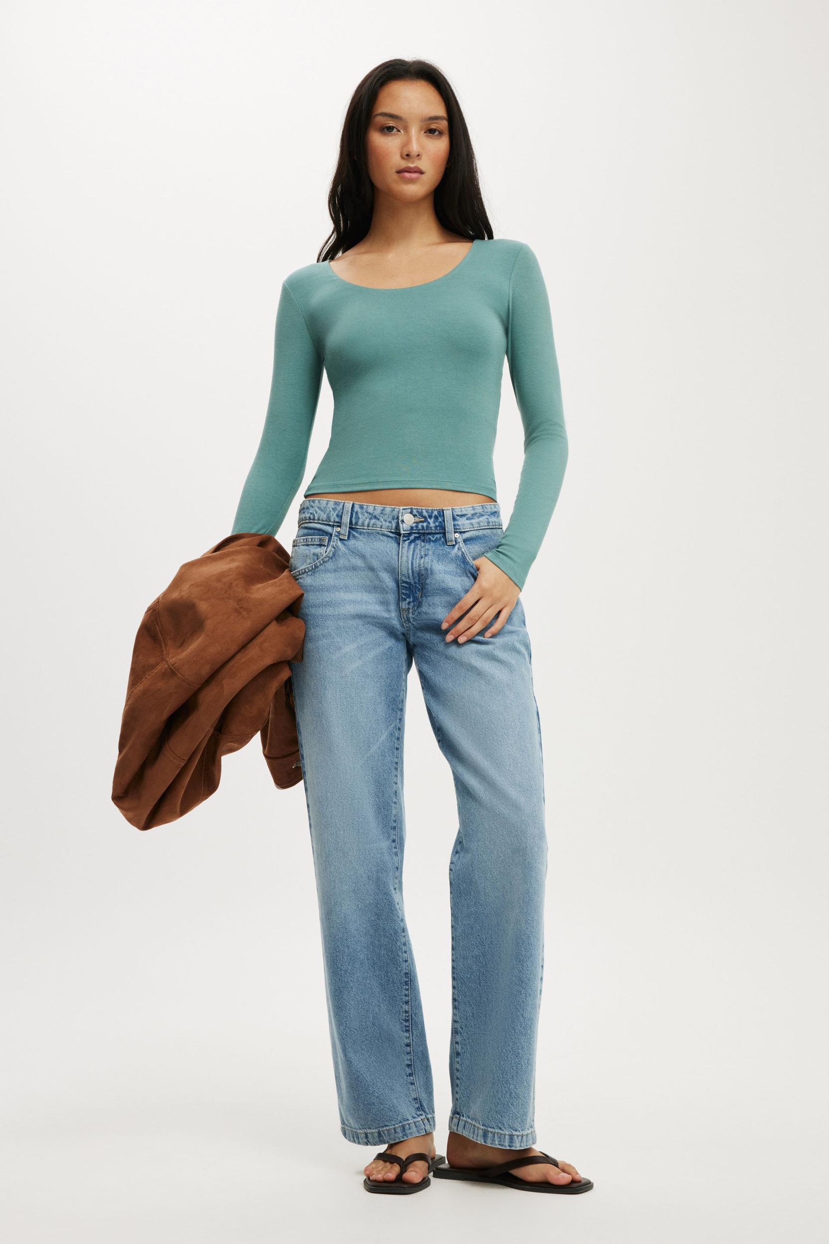 Sunday Scoop Neck Long Sleeve Product Image