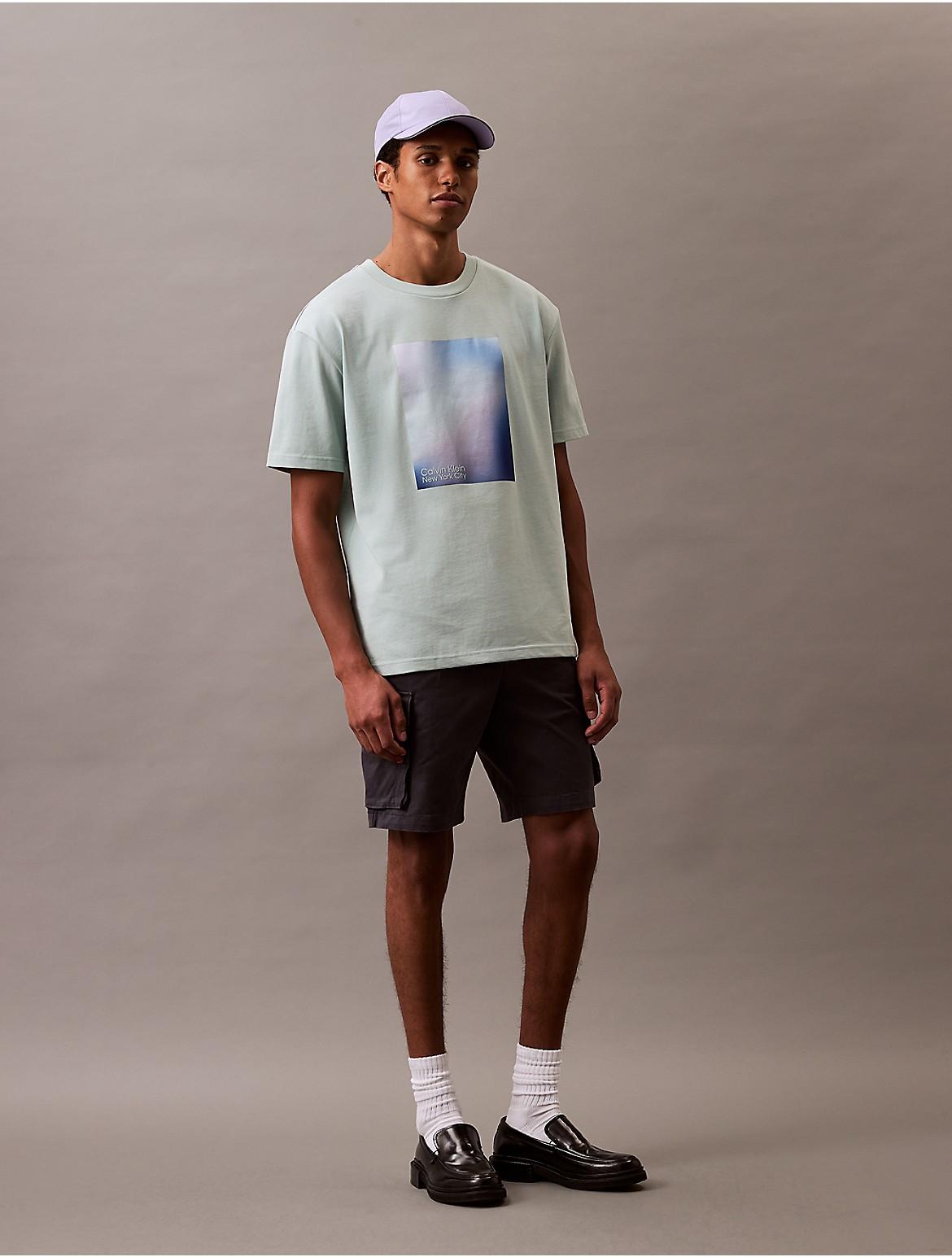 Calvin Klein Mens Pull-On Cargo Shorts - Navy Product Image