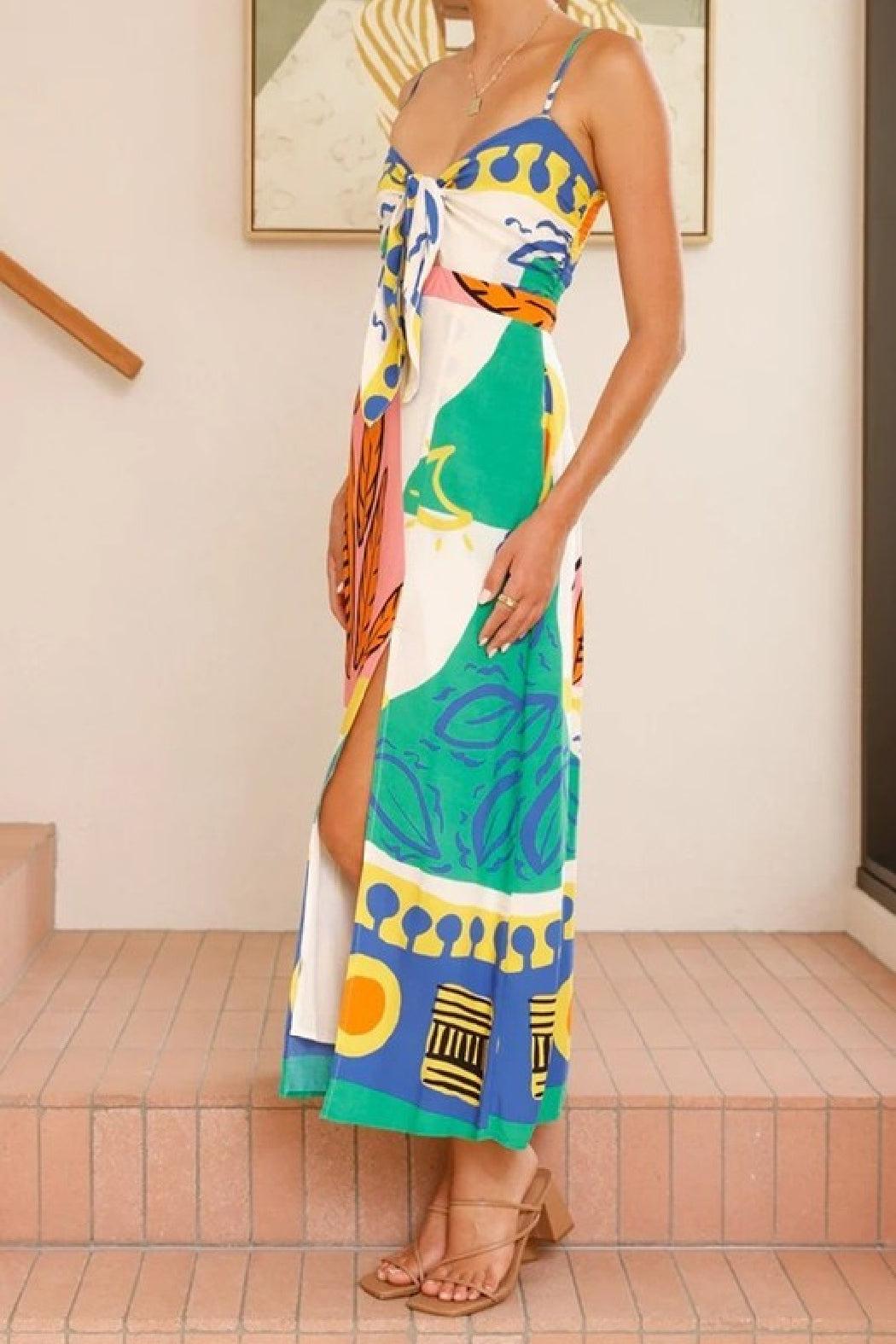 Emeline Printed Dress Product Image