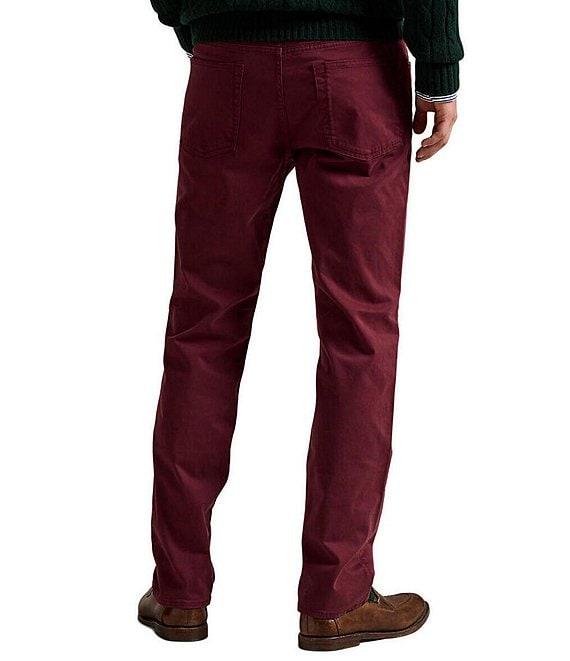 Polo Ralph Lauren Varick Slim Straight Stretch Sateen Pants Product Image