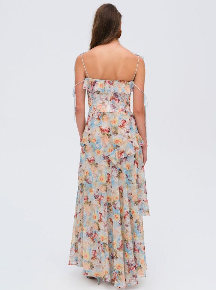 Constance Maxi Dress — Blue Product Image