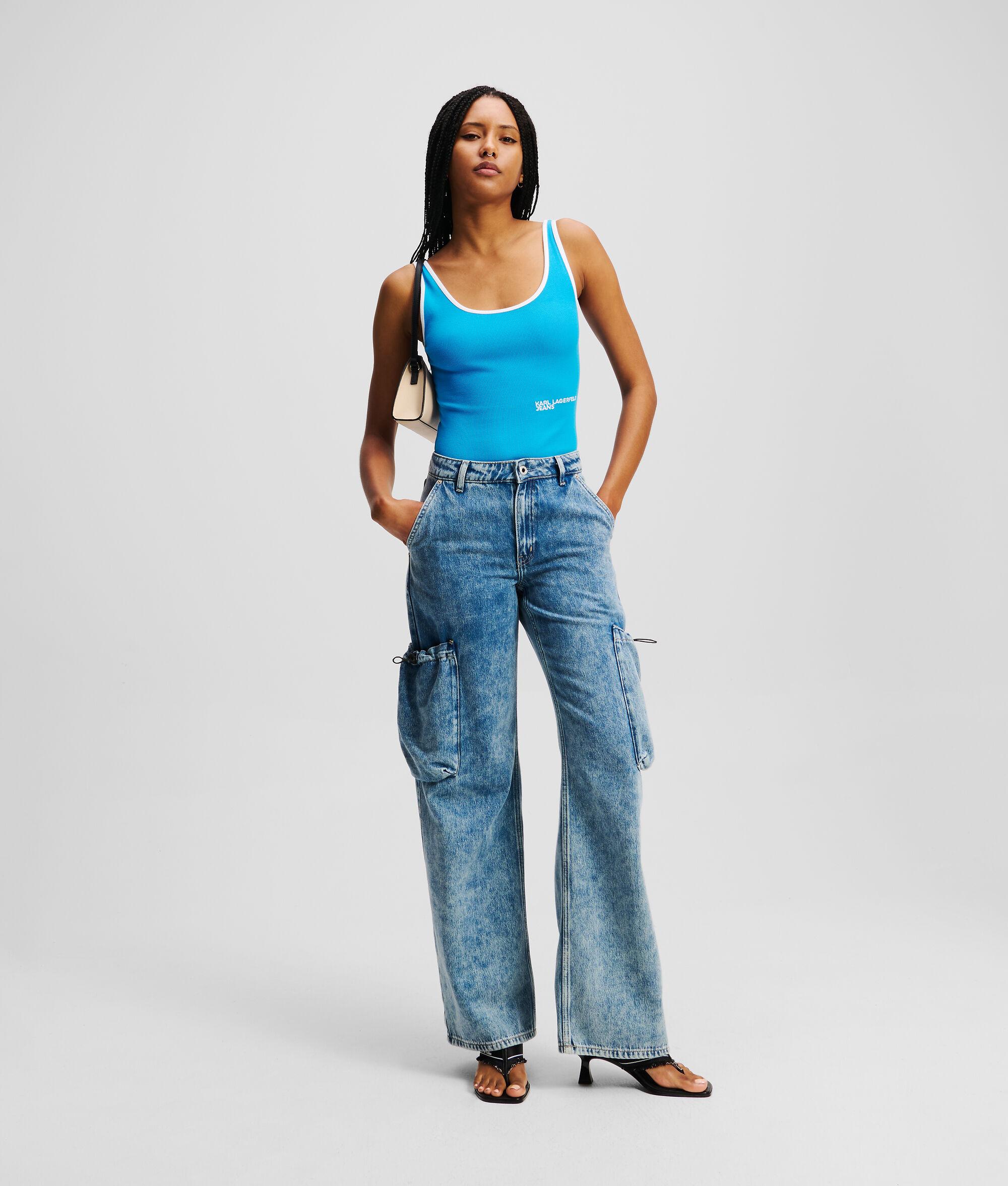 MID-RISE RELAXED UTILITY JEANS Product Image