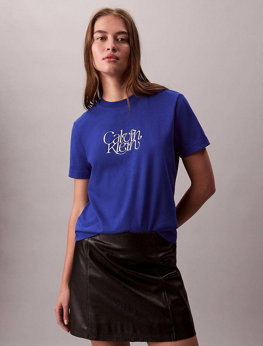 Script Logo Graphic Slim T-Shirt Product Image