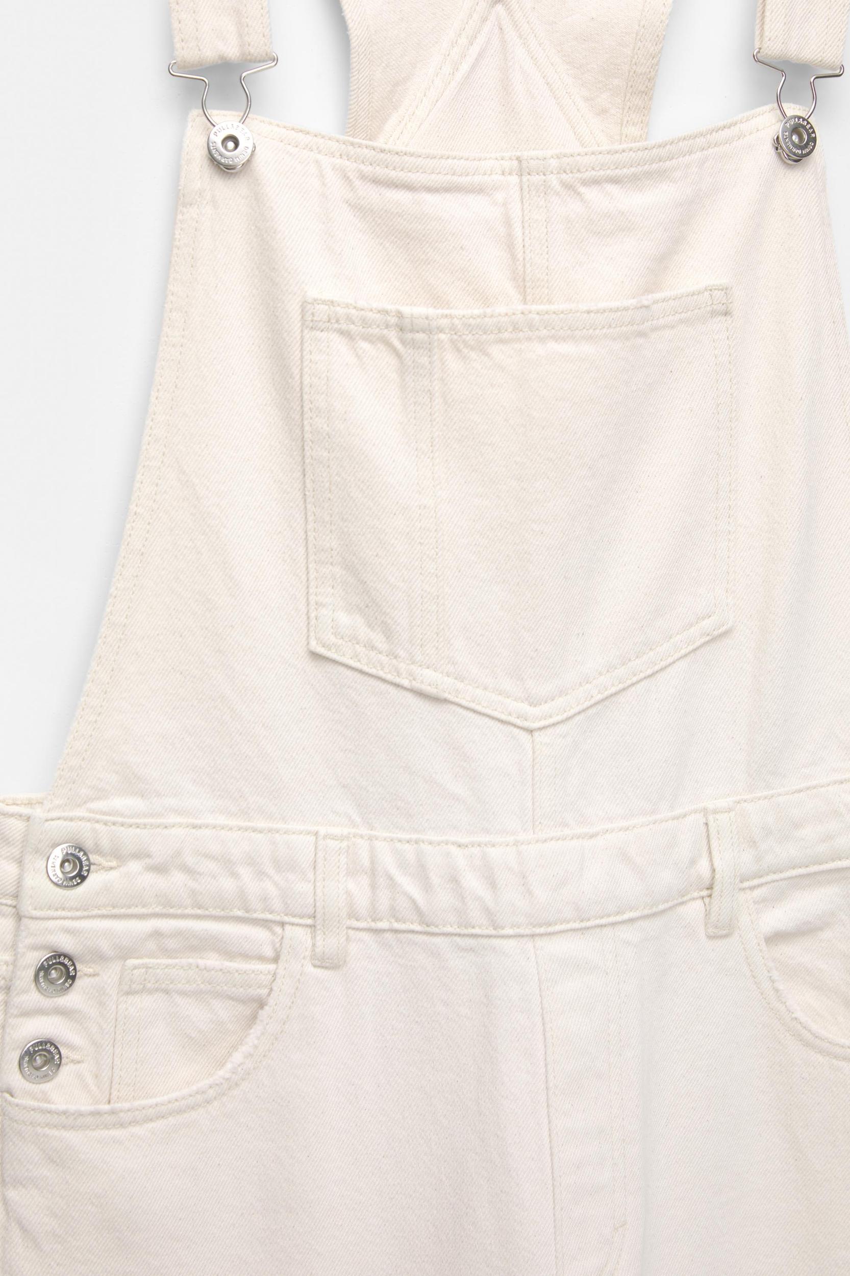 Long denim overalls Product Image