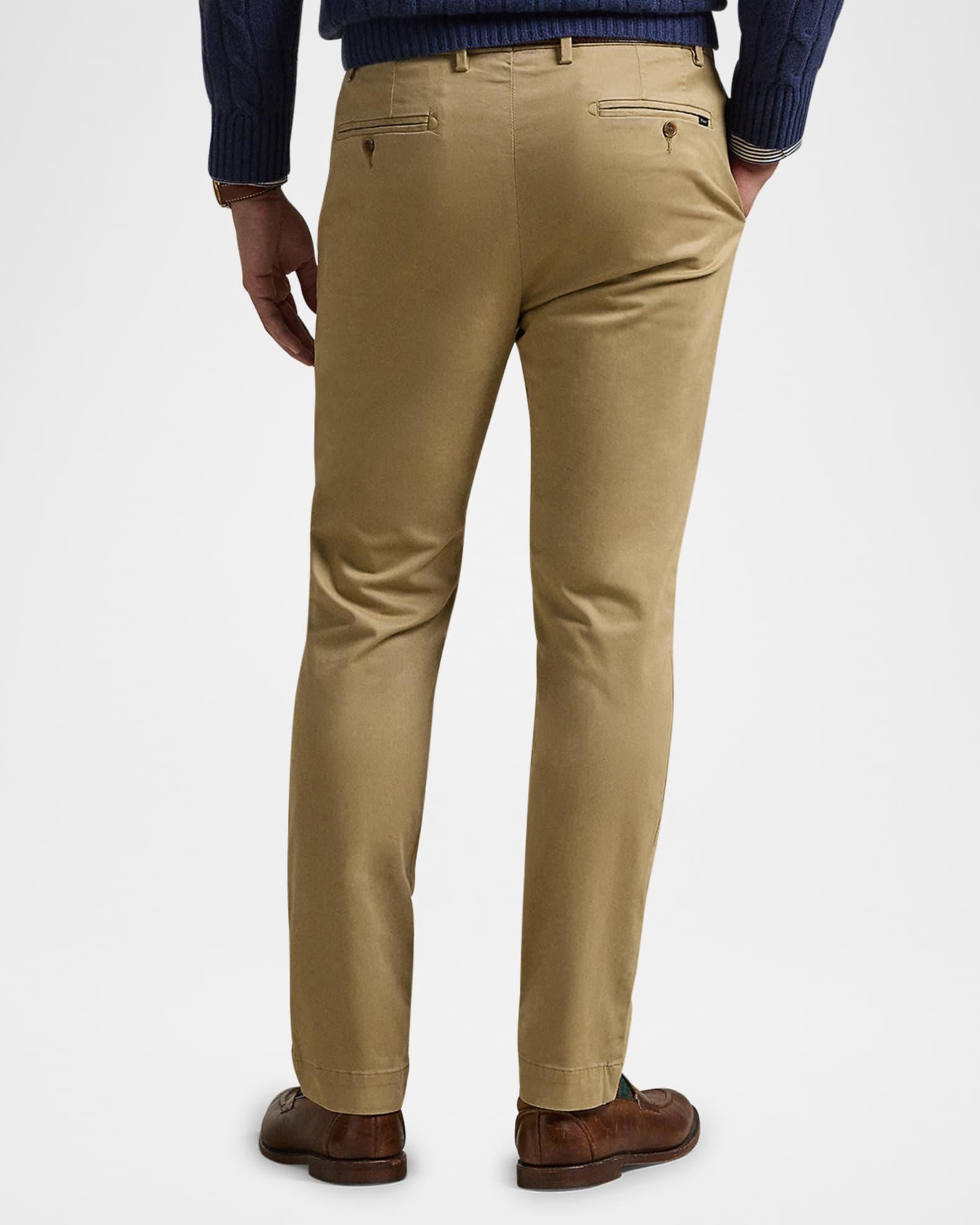 Mens Jarrett Stretch-Slim-Fit Sateen Pants Product Image