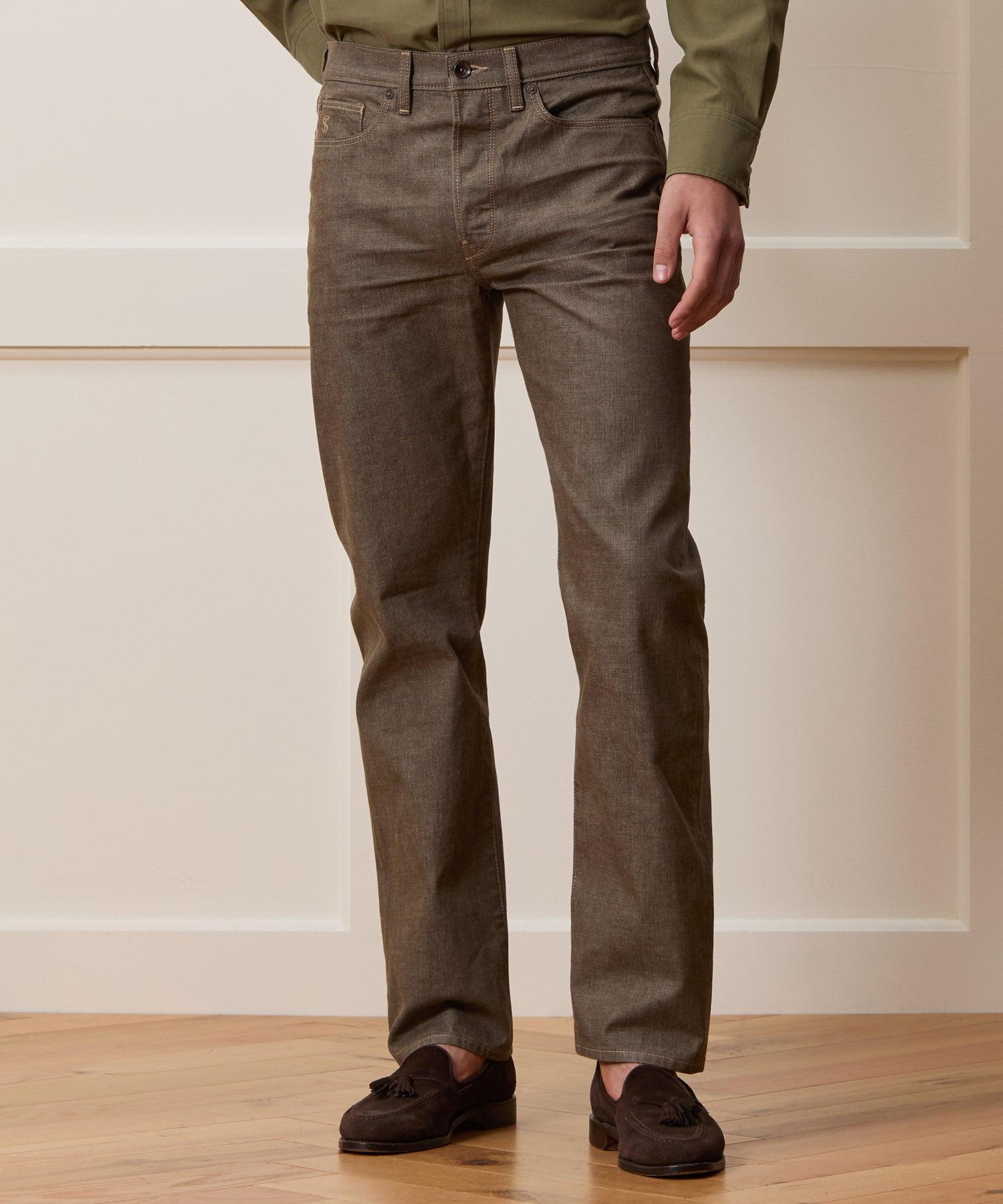 Slim Lightweight Japanese Selvedge Jean in Whiskey Product Image