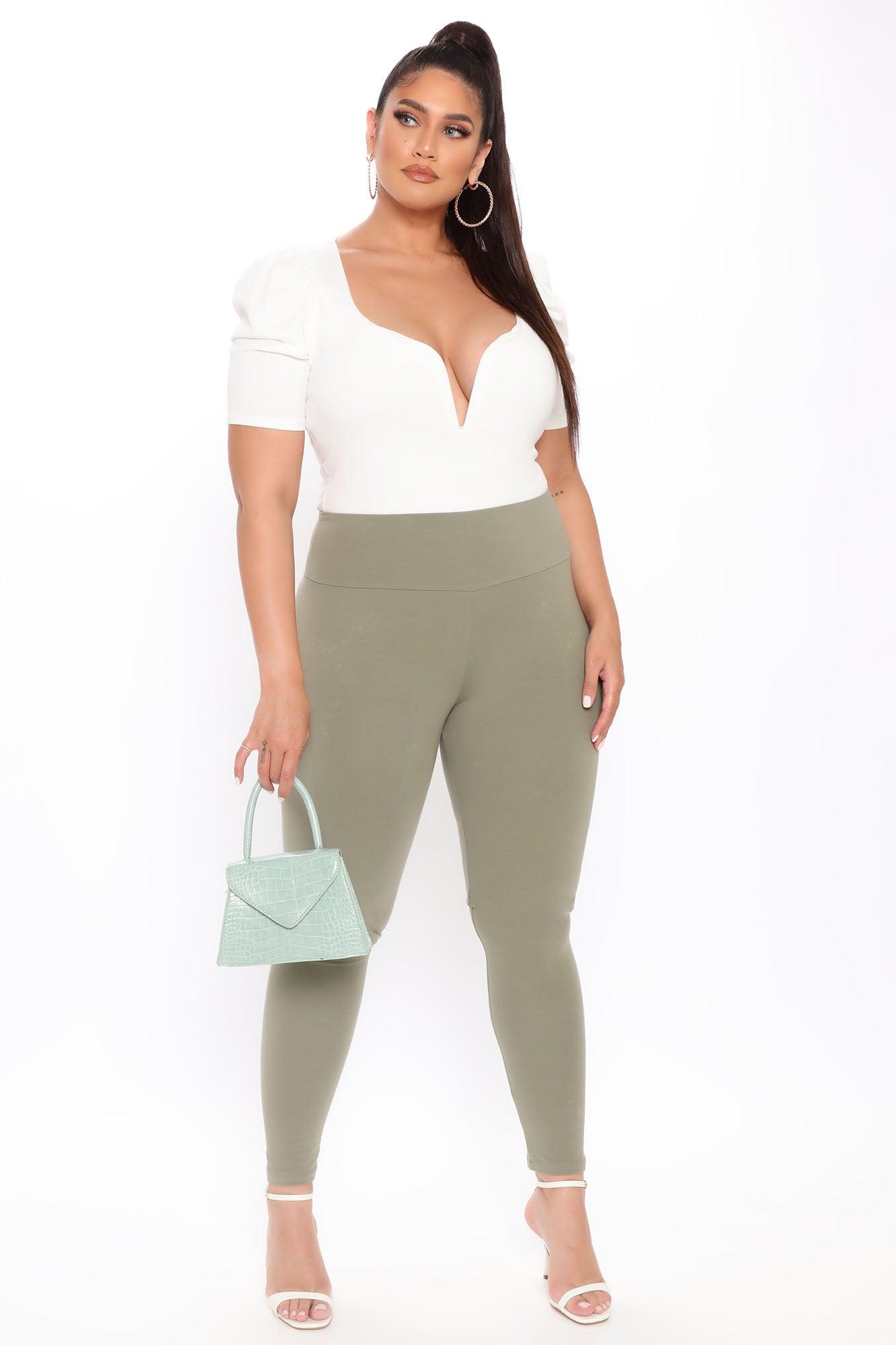 Running Around High Rise Legging - Olive Product Image