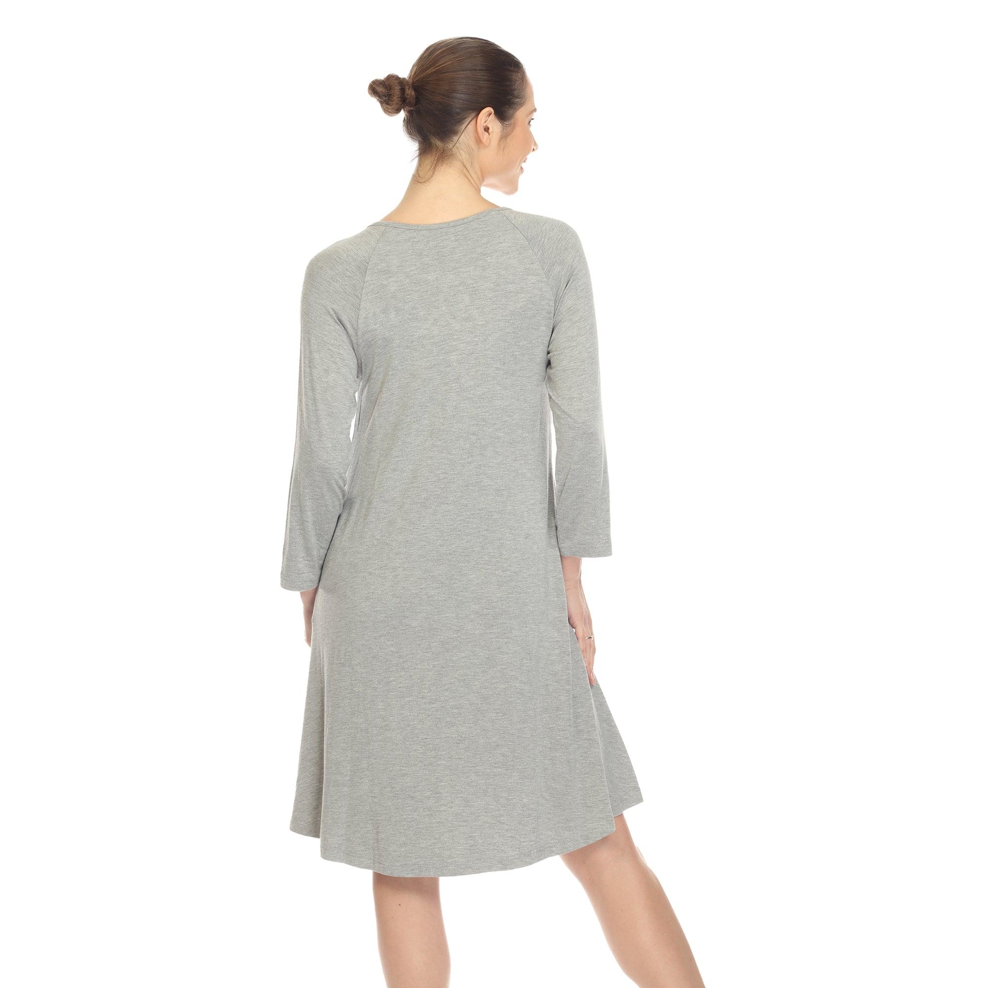 Criss Cross Neckline Swing Midi Dress Product Image