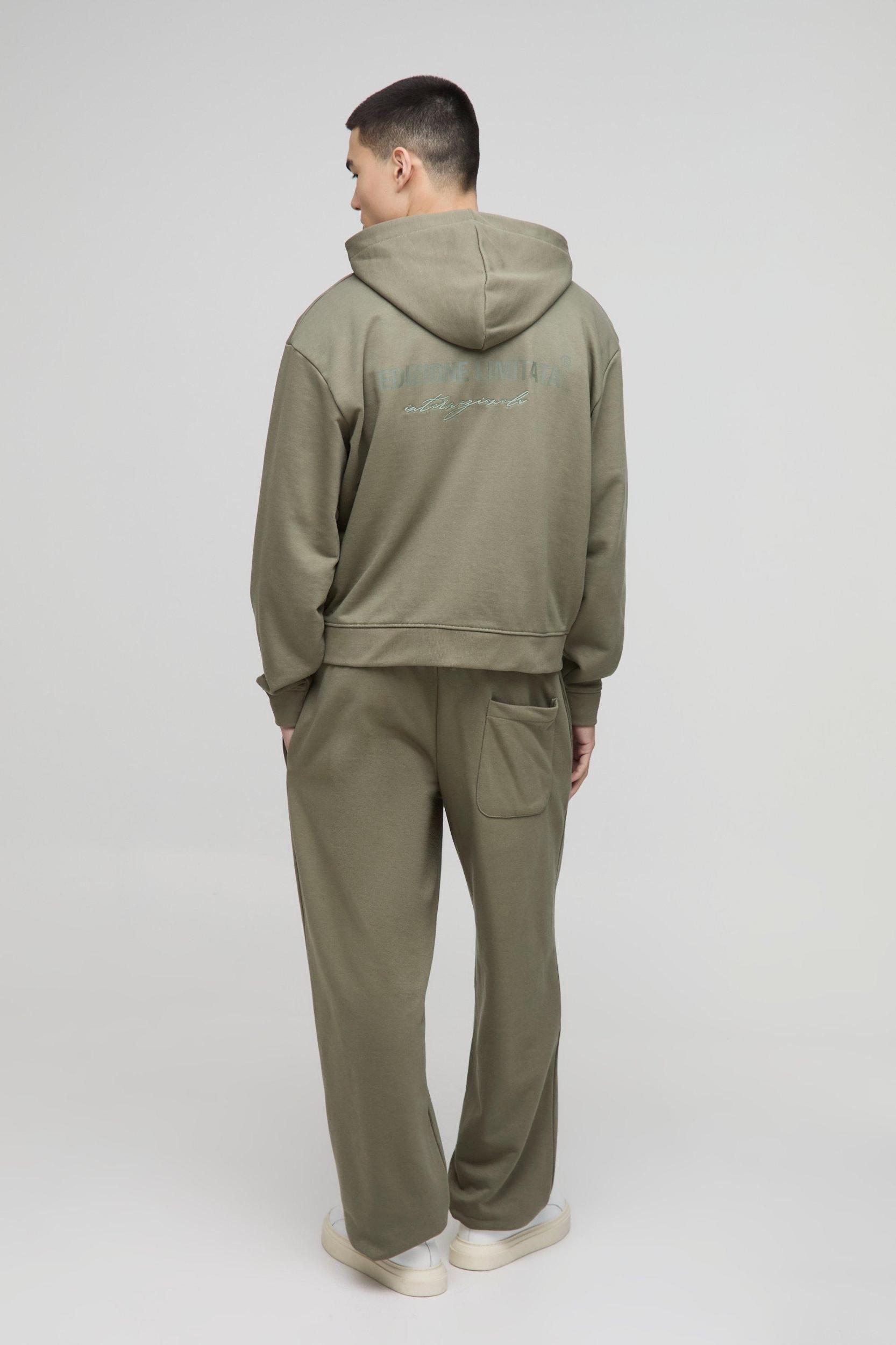 Oversized Edizione Limitata Heavyweight Sweatpants | boohooMAN USA Product Image