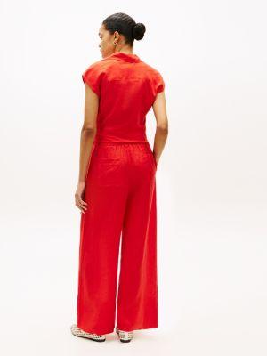 Relaxed Linen Pull-On Pant Product Image