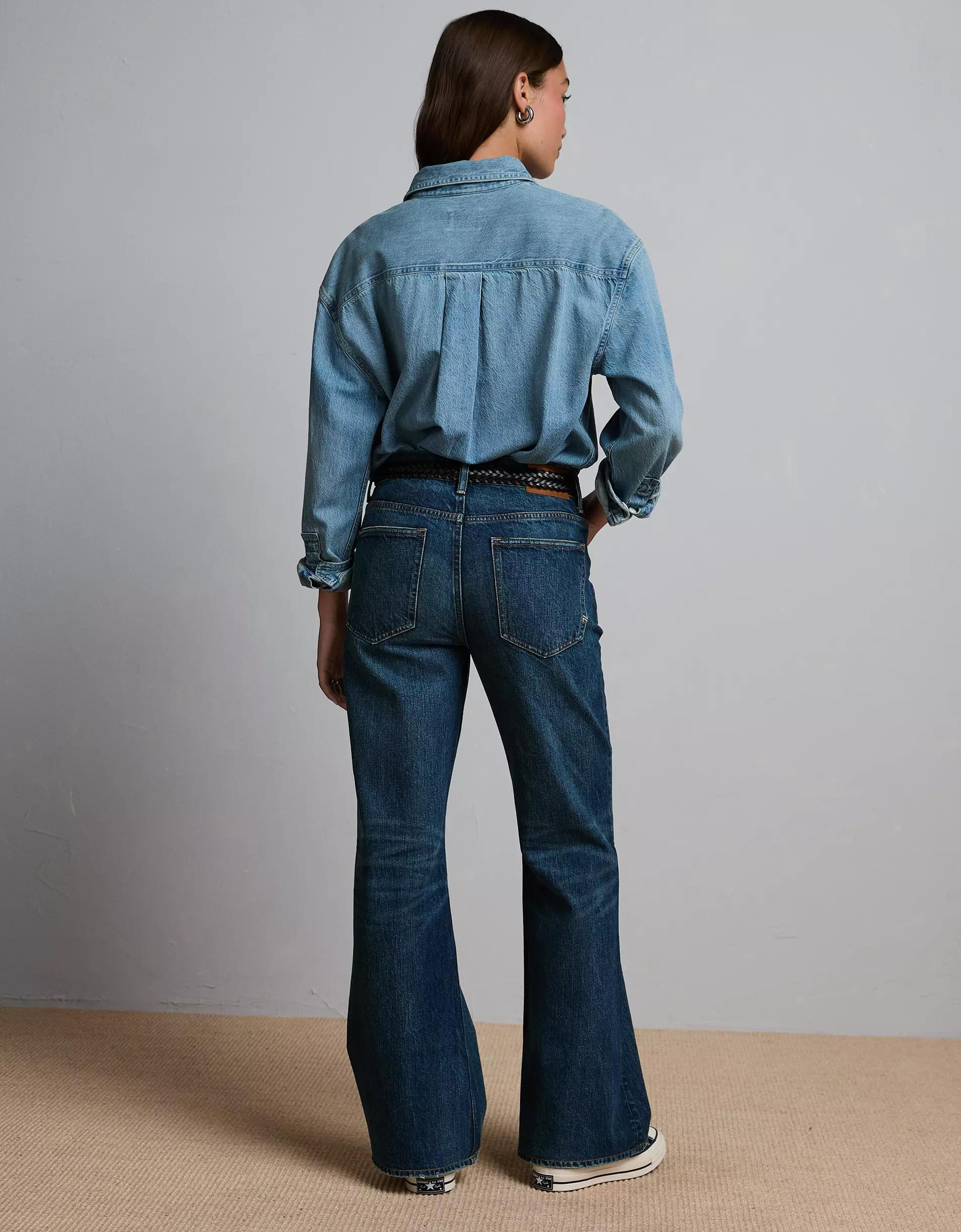 AE77 Premium Vintage Flare Jean Product Image