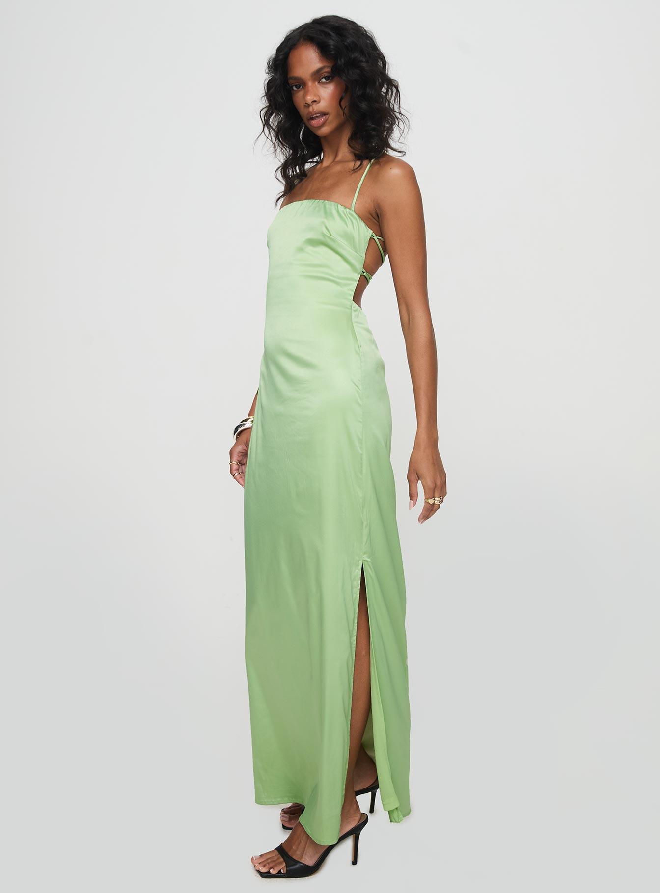 Roselyn Maxi Dress Sage Product Image