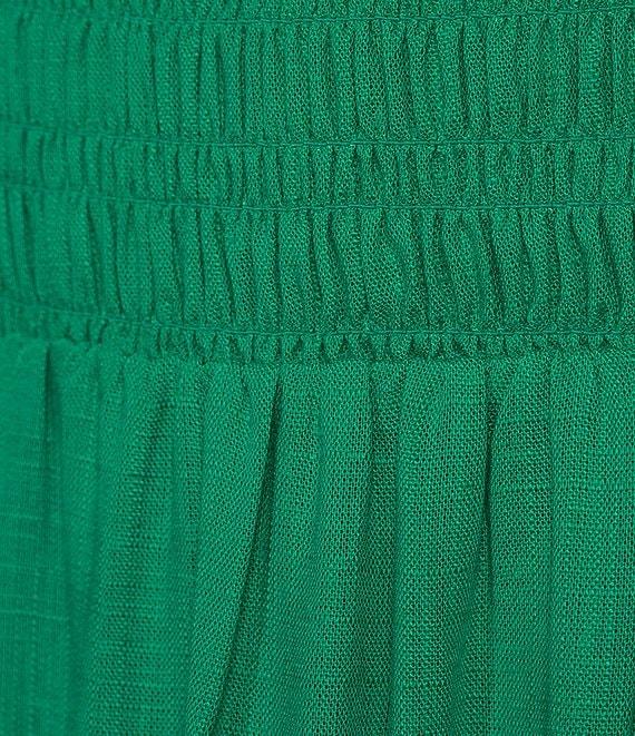 Copper Key Smocked Midi Dress Product Image