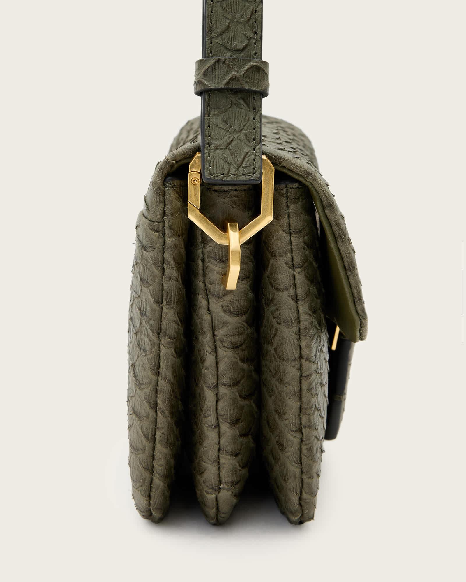 Jupiter Snake Effect Leather Crossbody Bag Product Image