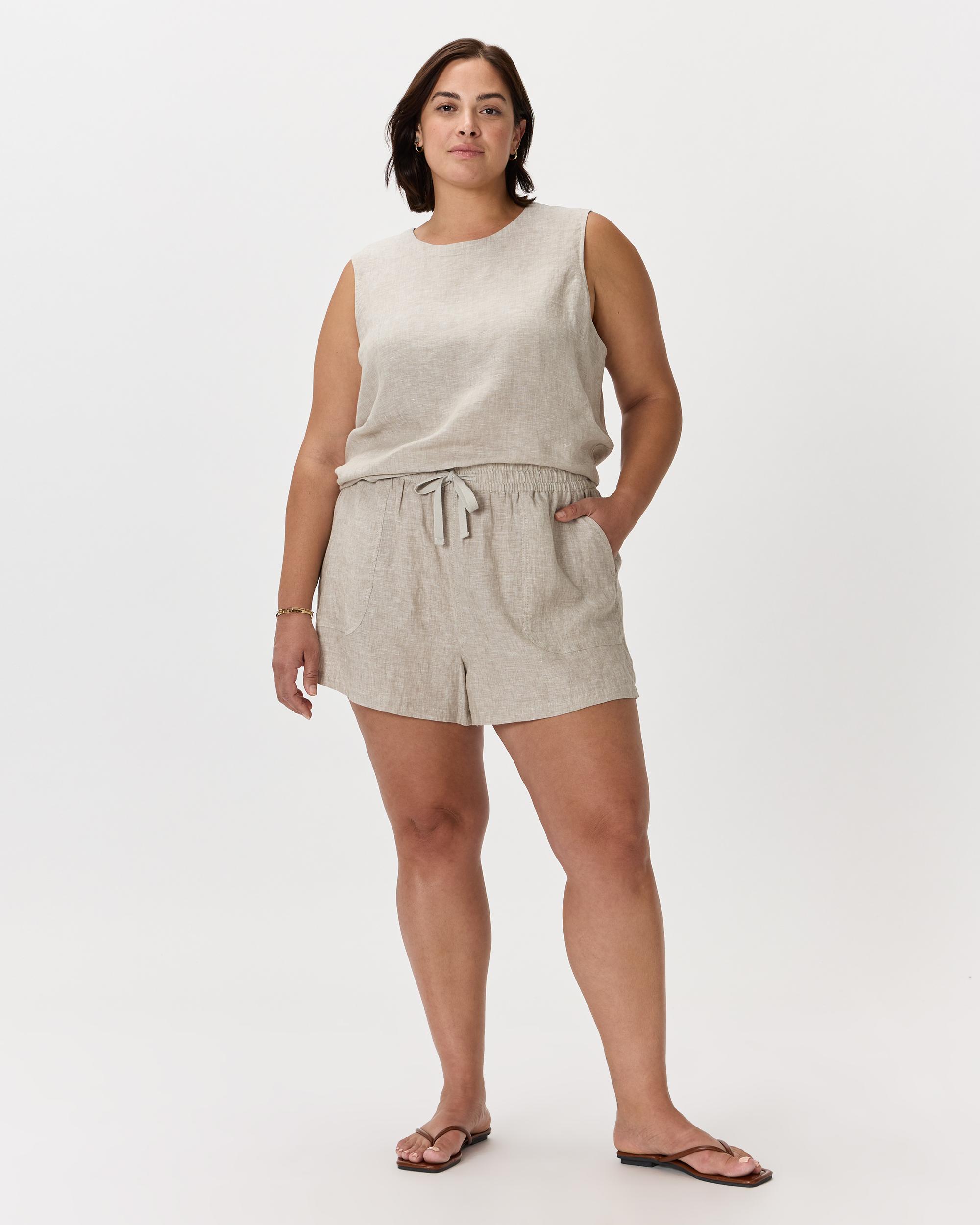 Quince | Women's 100% European Linen Shorts Product Image