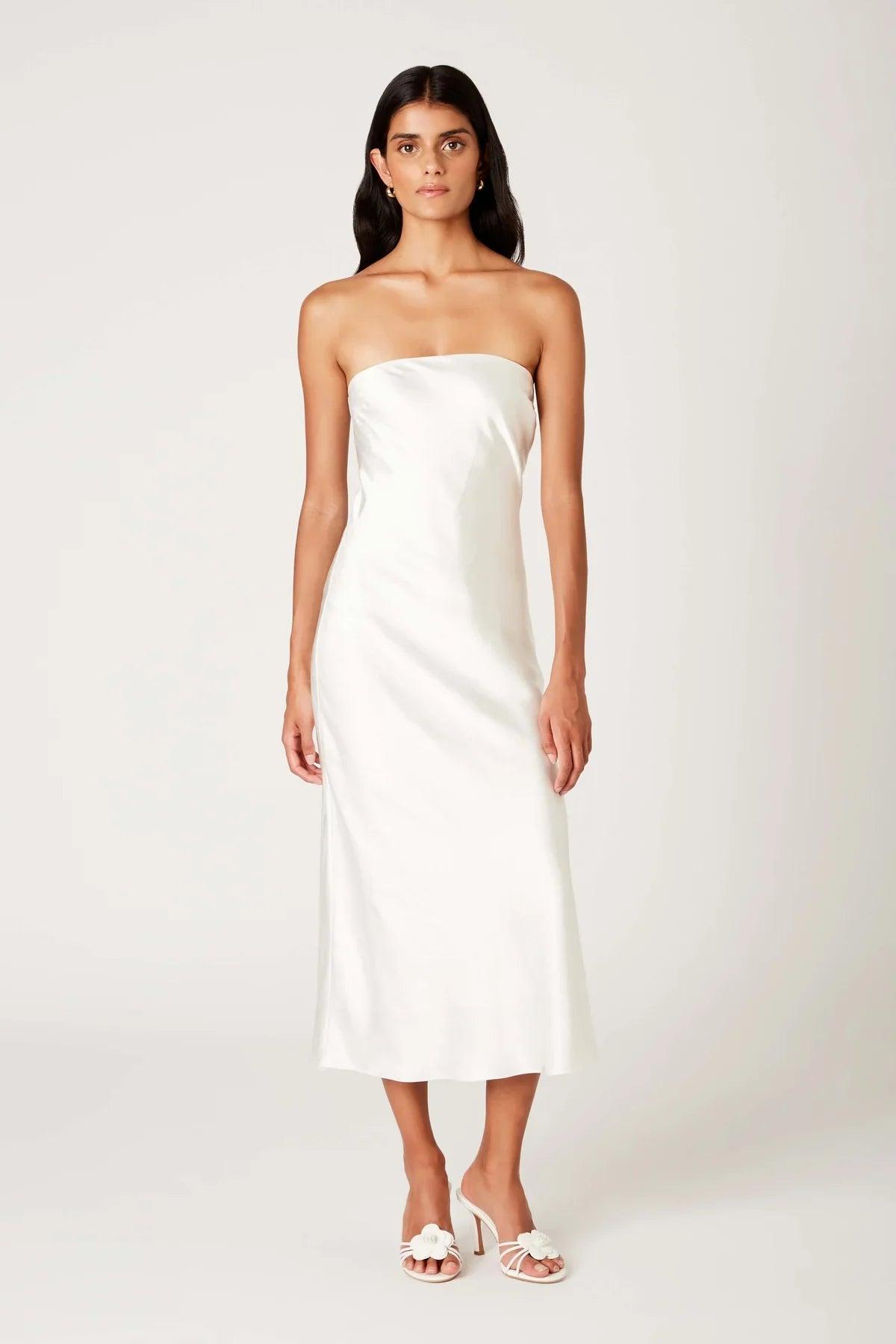 NIA | Carolyn White Dress Product Image