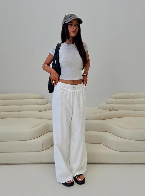 Beach House Pants White Tall Product Image