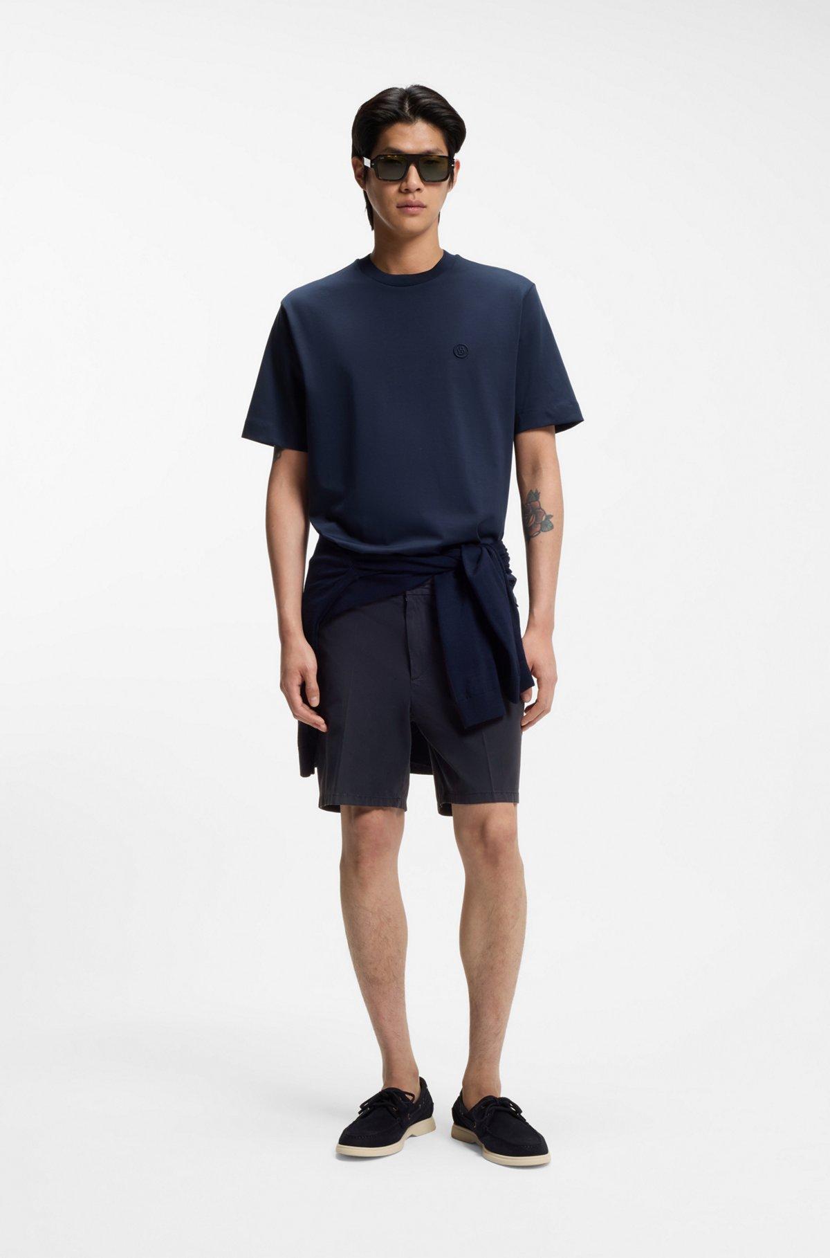 Modern-fit shorts in stretch-cotton twill Product Image