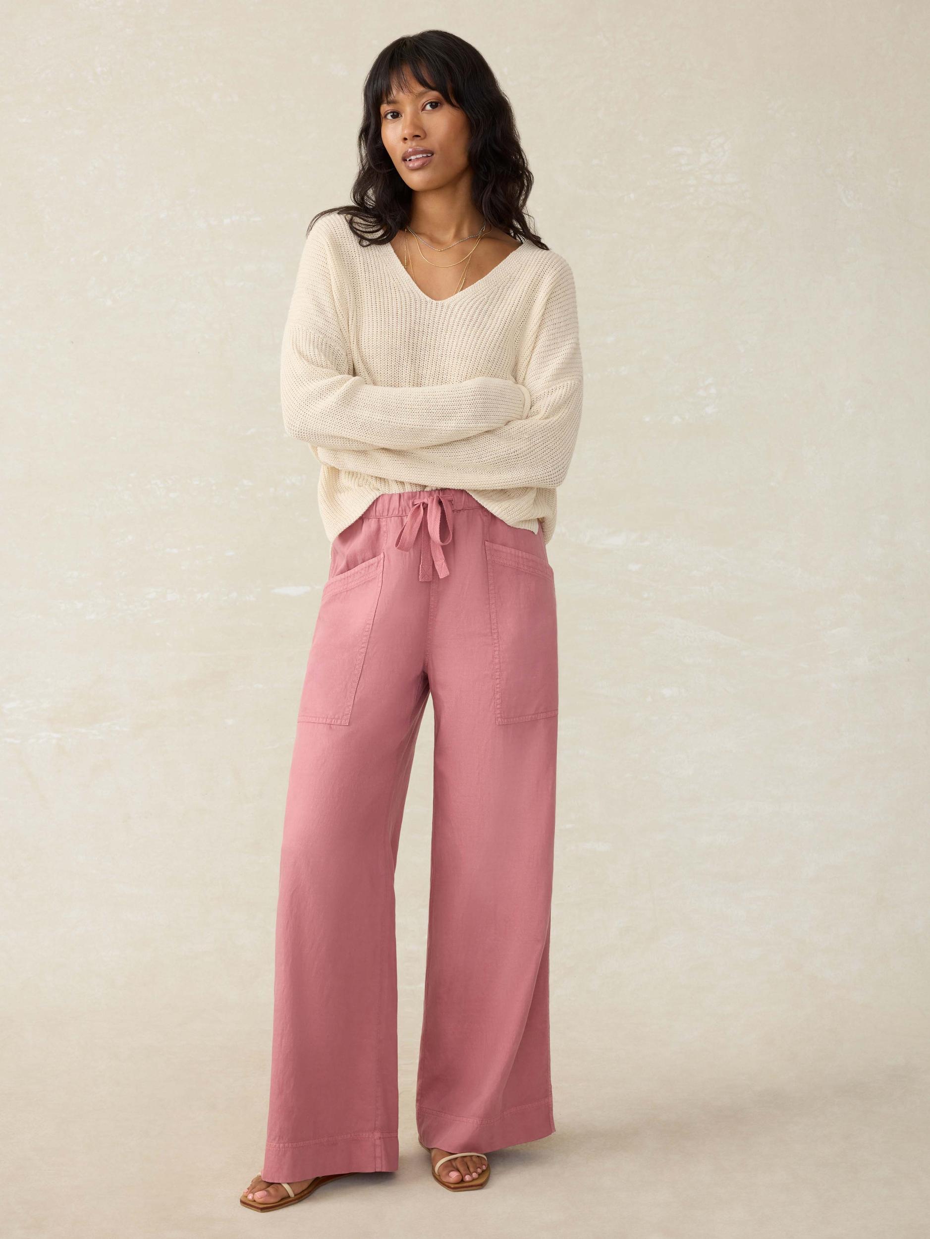 Topanga Drape Pant - Withered Rose Female Product Image