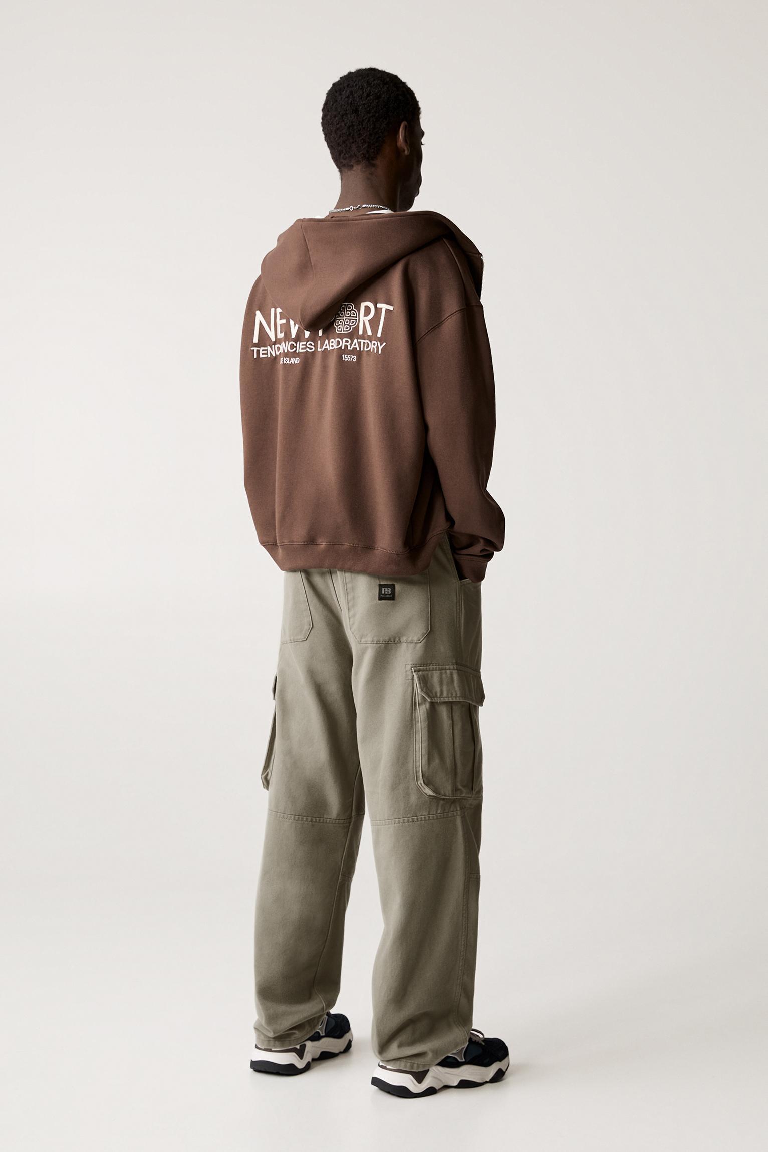 Cargo pants with seams Product Image