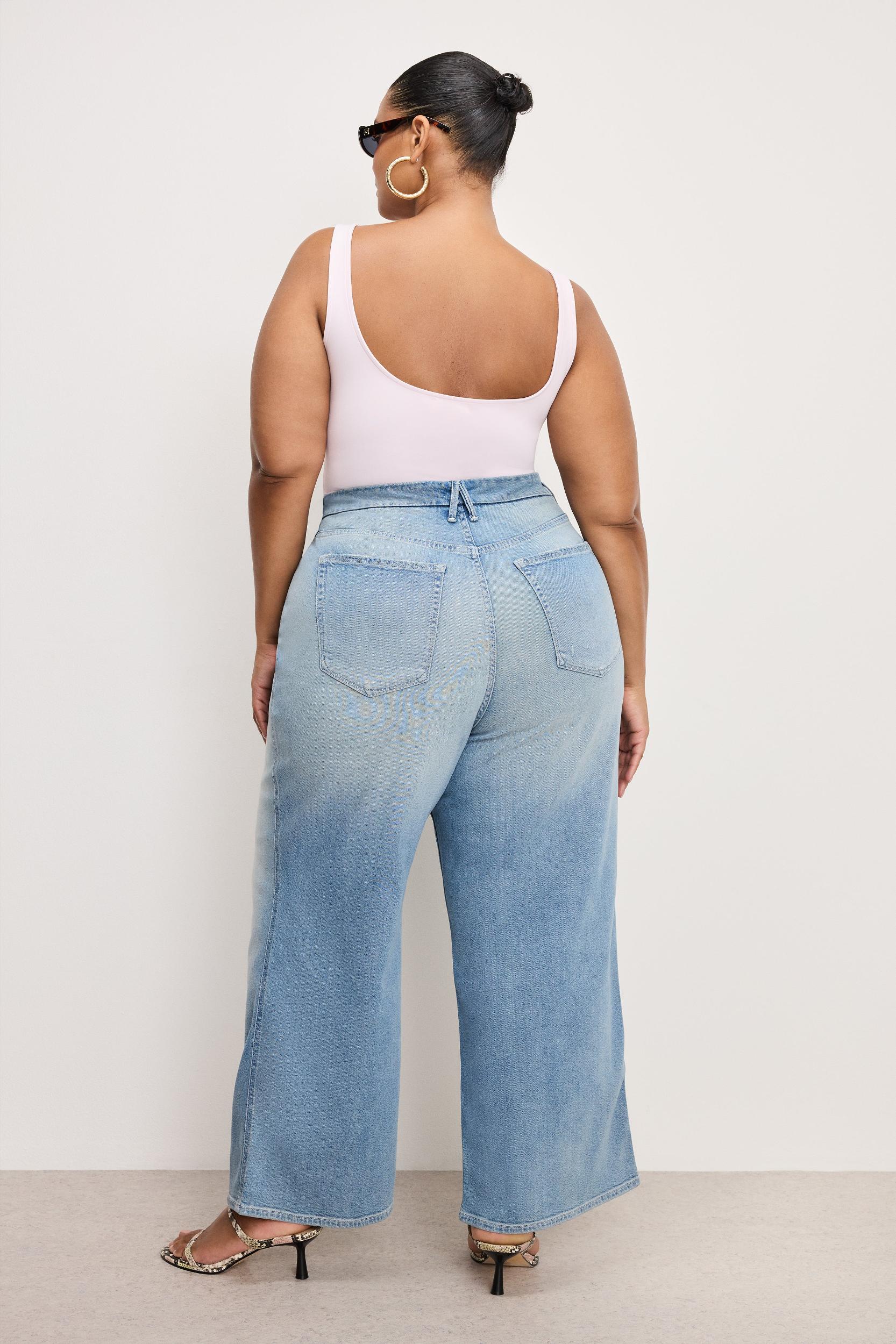 GOOD SKATE WIDE CROPPED JEANS | INDIGO958 Product Image