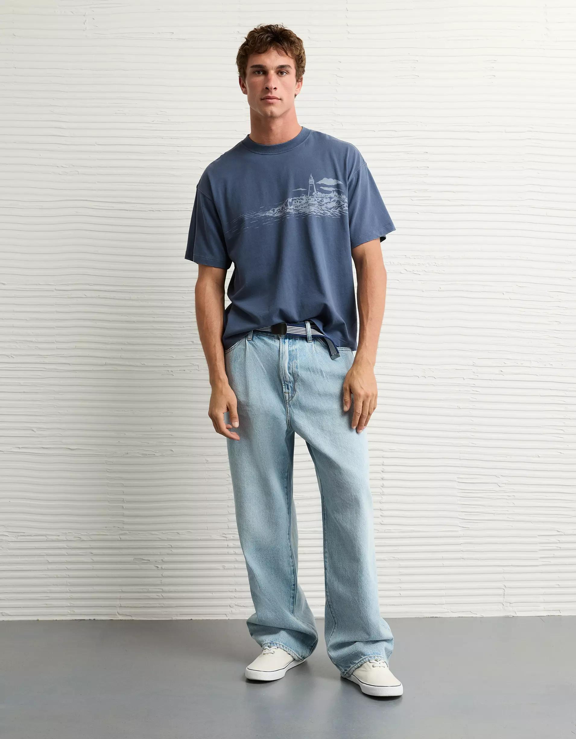 AE Boxy Nautical Graphic T-Shirt Product Image