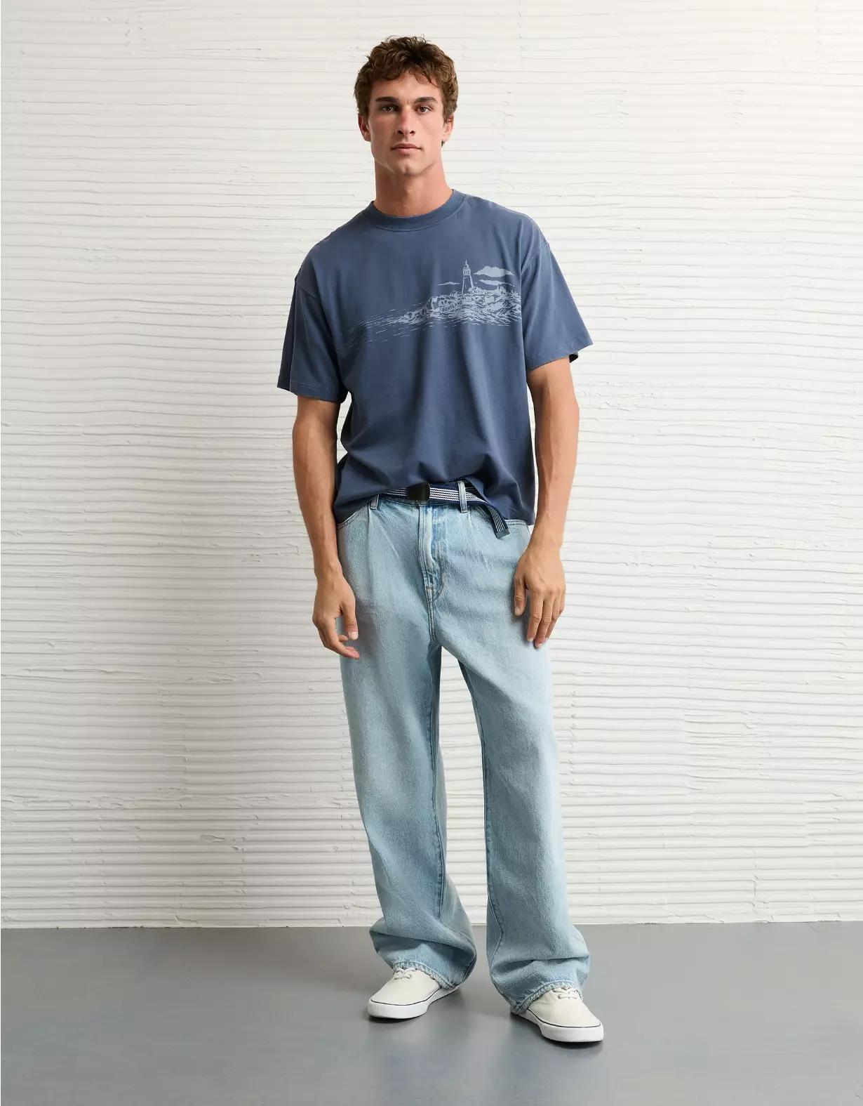 AE Boxy Nautical Graphic T-Shirt Product Image