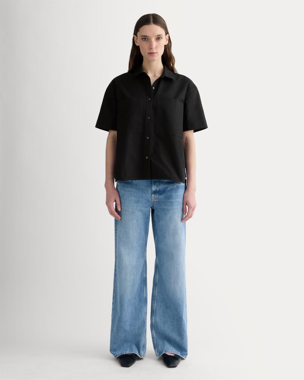 The Short-Sleeve Boxy Oxford Product Image
