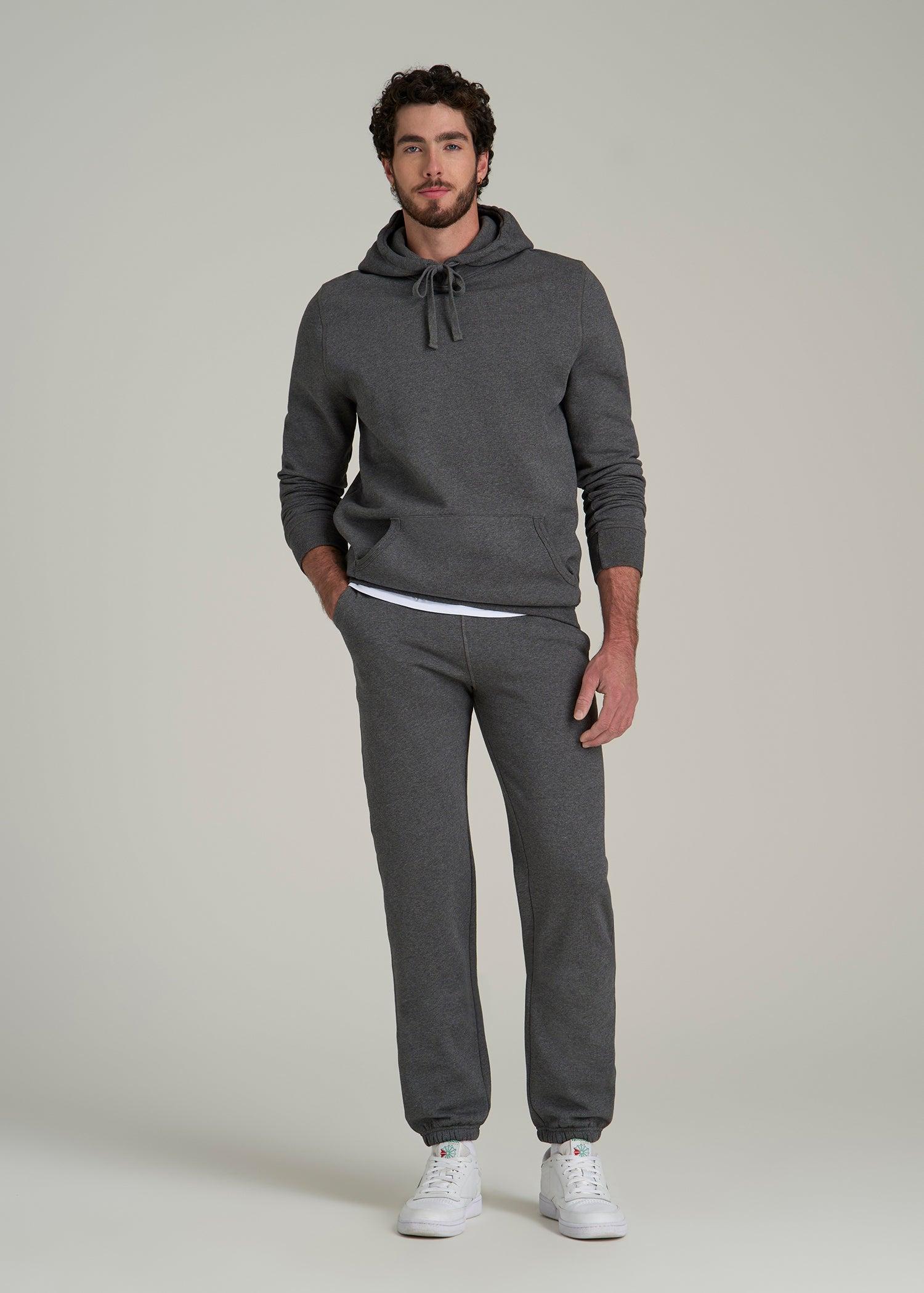 Wearever 2.0 Fleece Sweatpants for Tall Men in Charcoal Mix Male Product Image