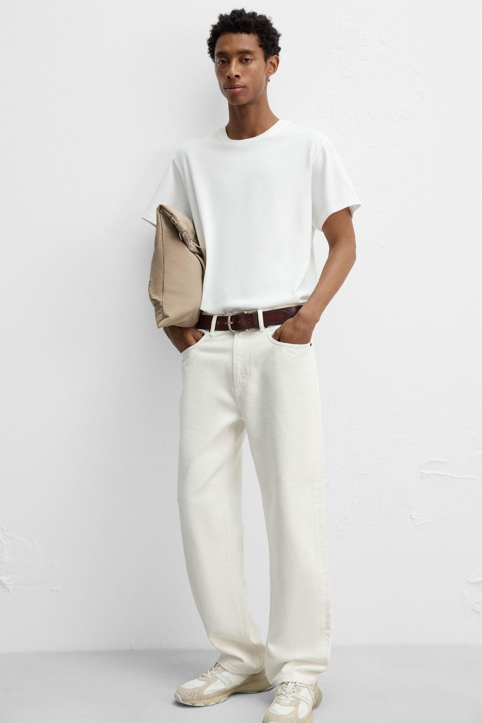 STRAIGHT ANKLE FIT JEANS Product Image