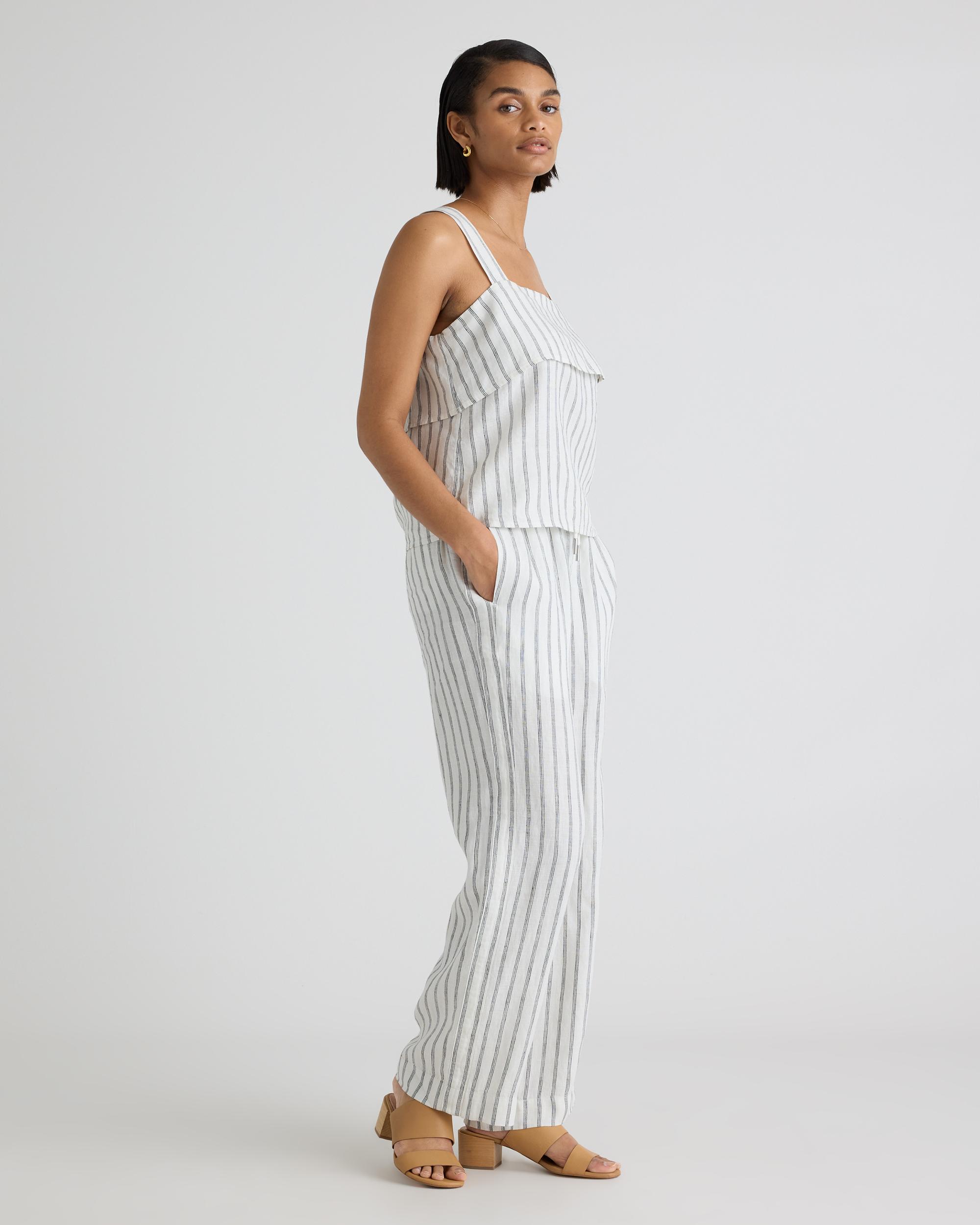 Quince | Women's 100% European Linen Wide Leg Pants Product Image