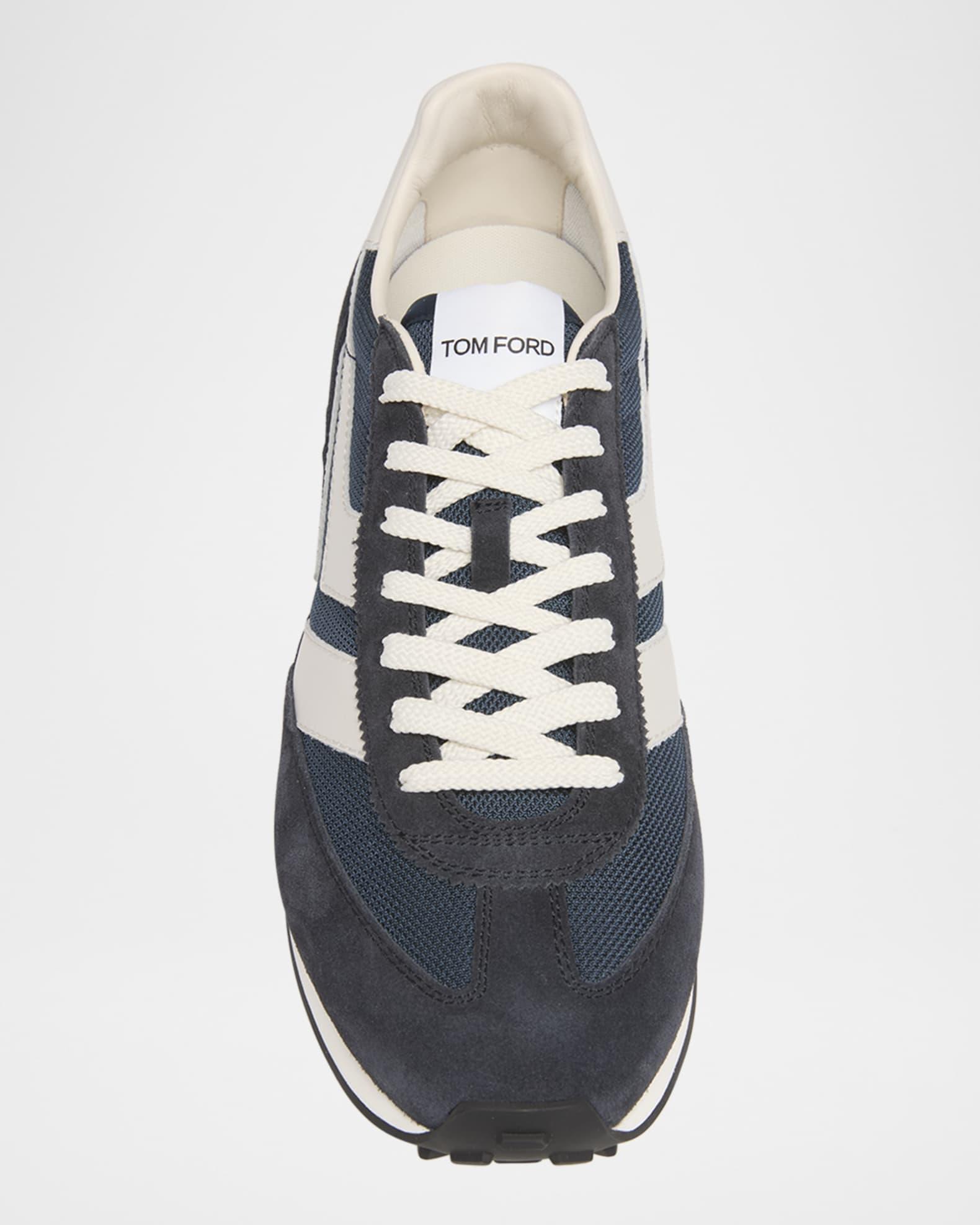 Men's Mick Tech Fabric and Suede Sneakers Product Image