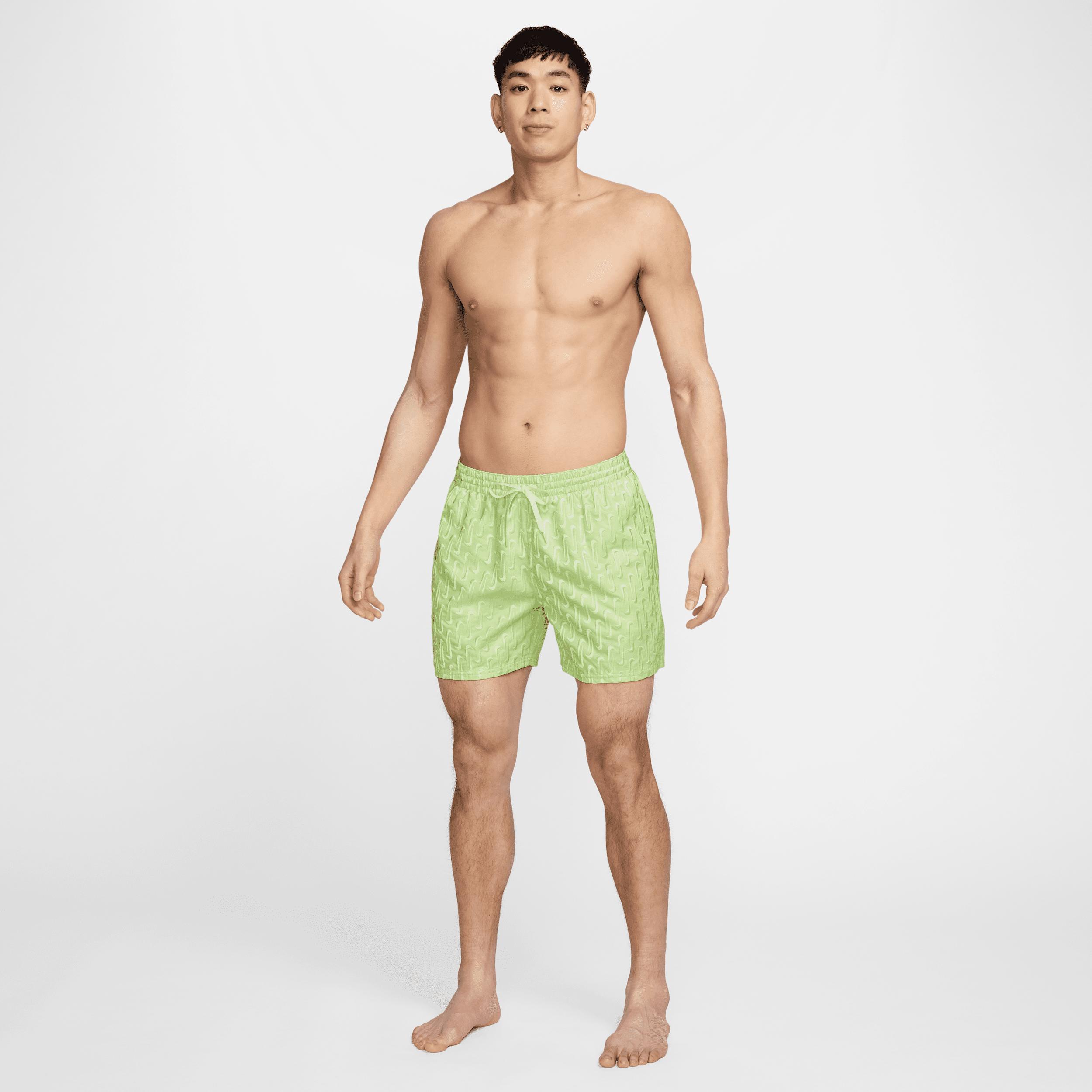 Nike Mens Swim Breaker Swoosh logo Link 5 Fully Lined Volley Shorts | NESSF505-740 Product Image