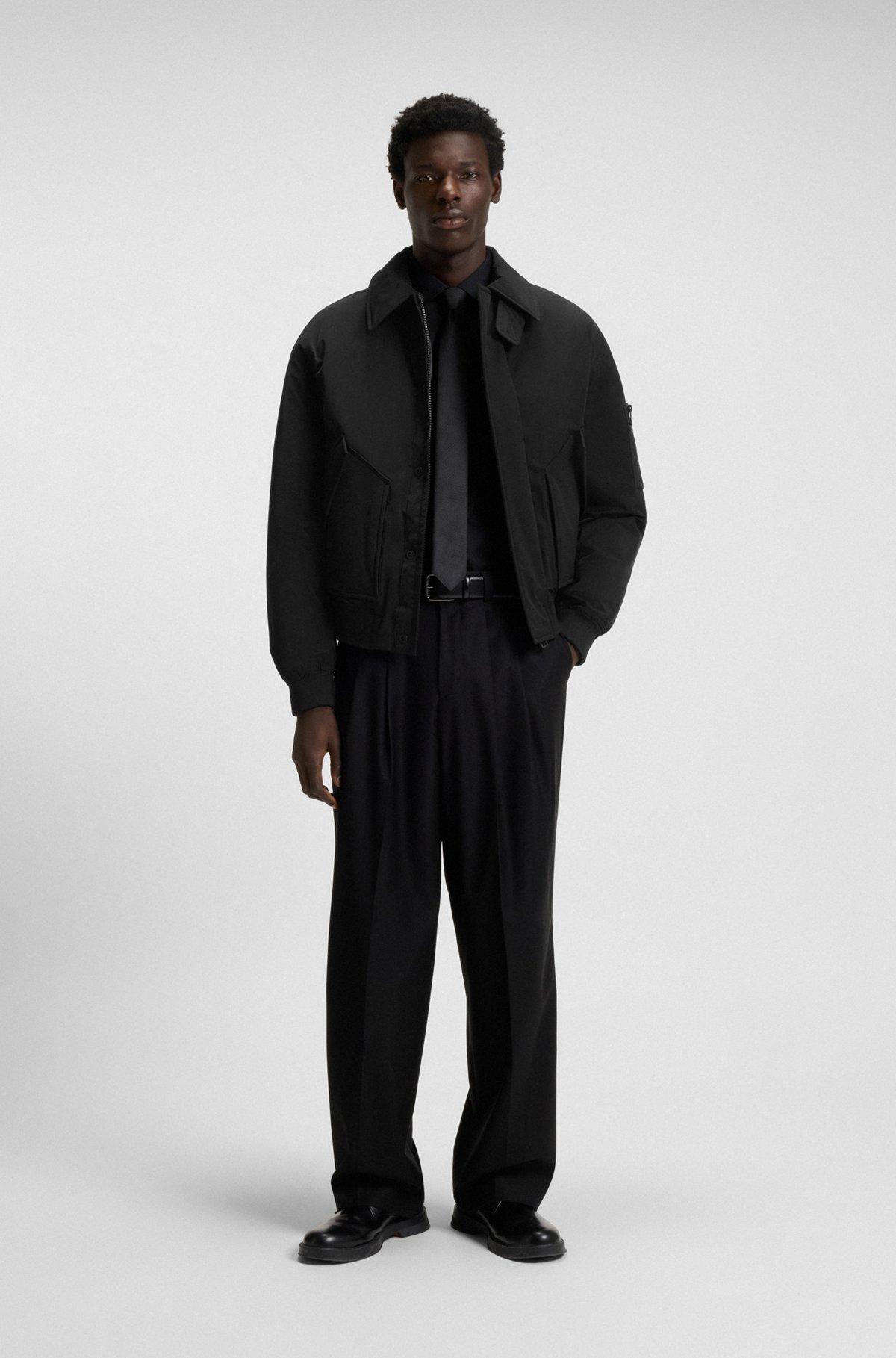 Regular-fit parka jacket in water-repellent fabric Product Image